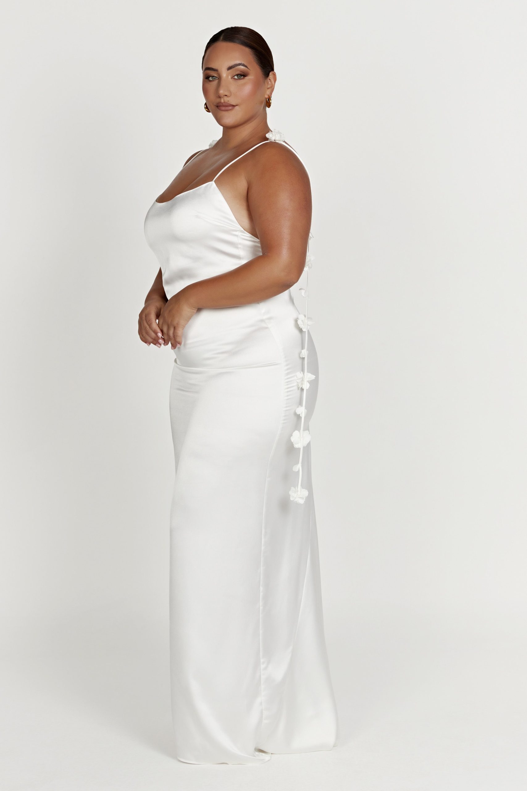 Elenora Rose Gown - White - Image 7