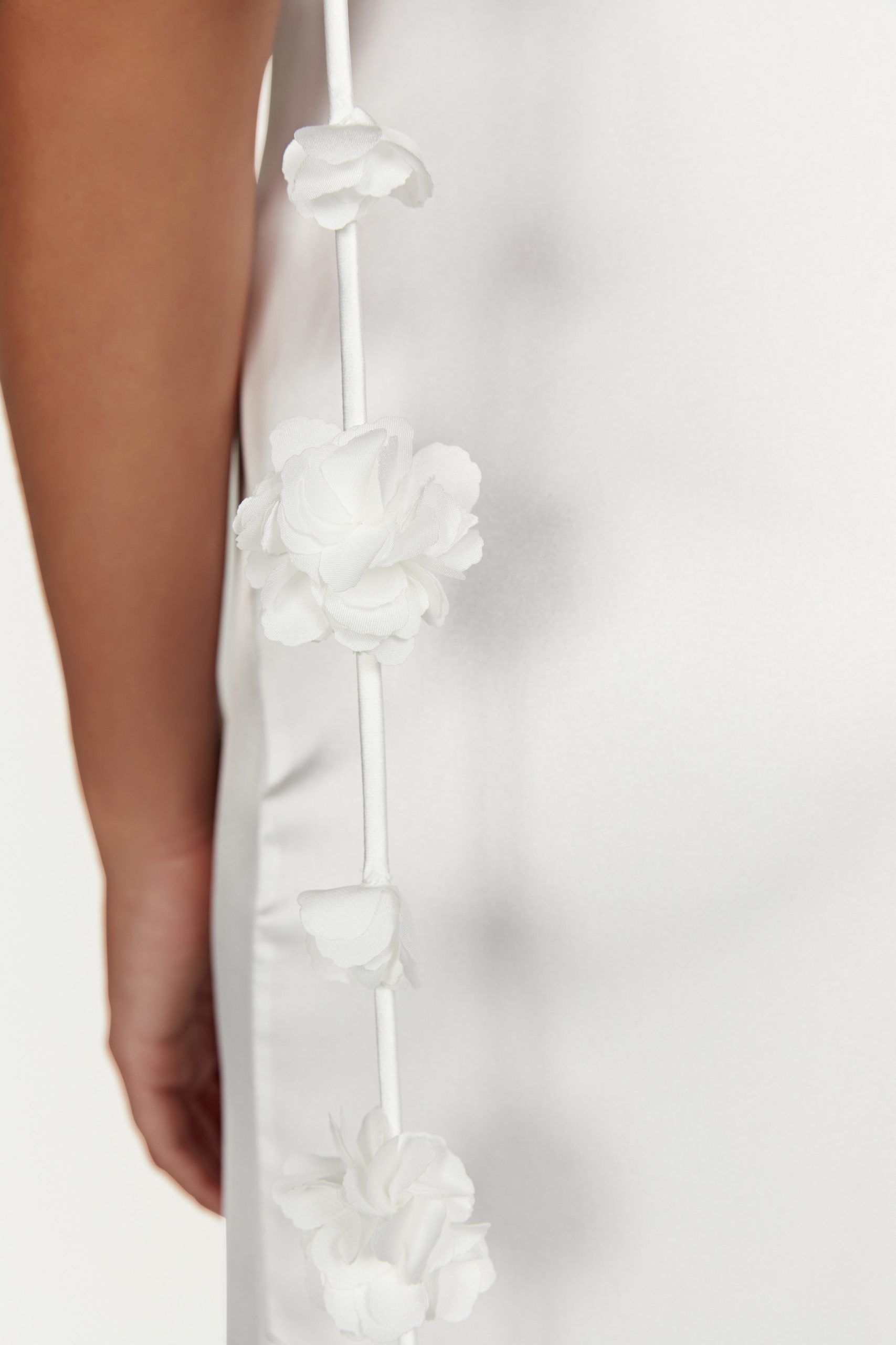 Elenora Rose Gown - White - Image 8