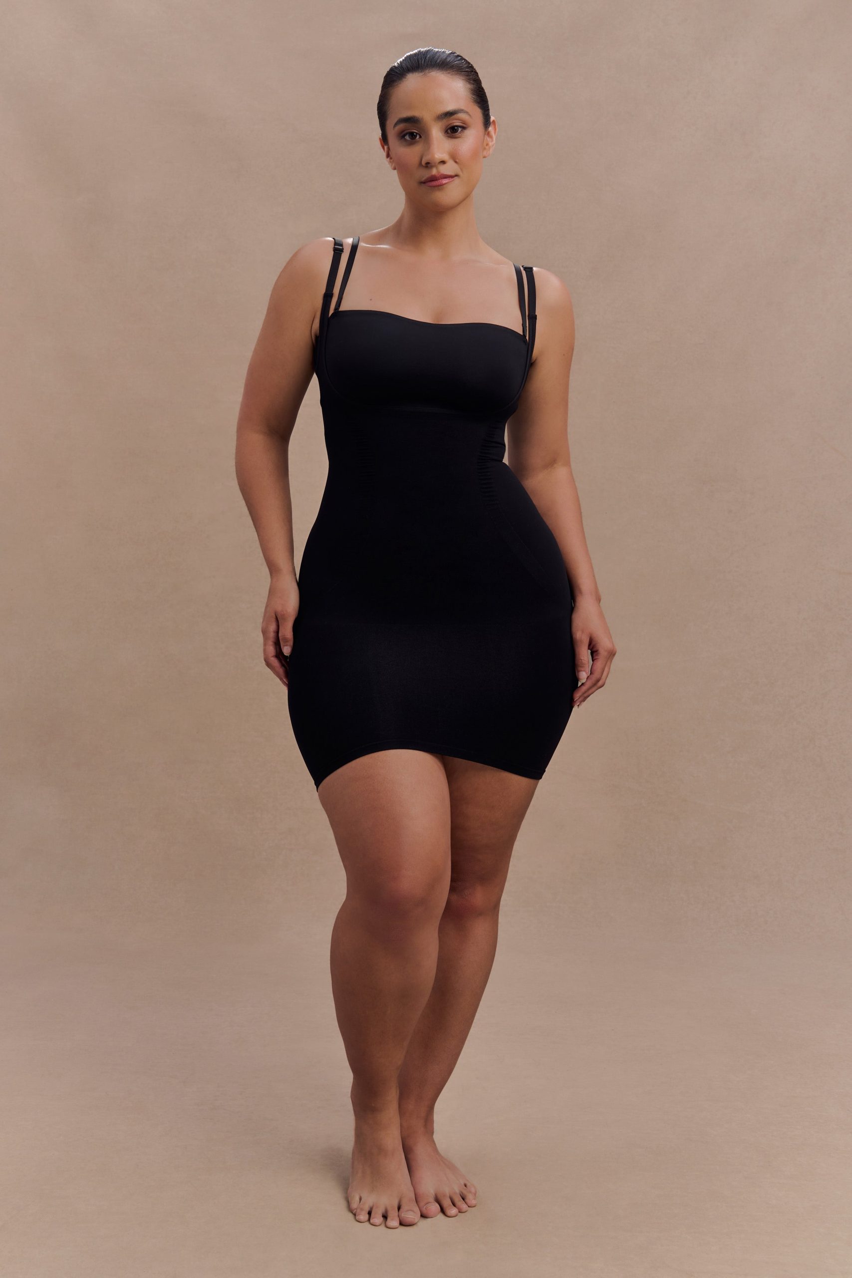 Jocelyn Backless Shapewear Mini Dress - Black - Image 9