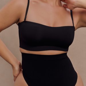 Joanna Strapless Shapewear Bra - Black