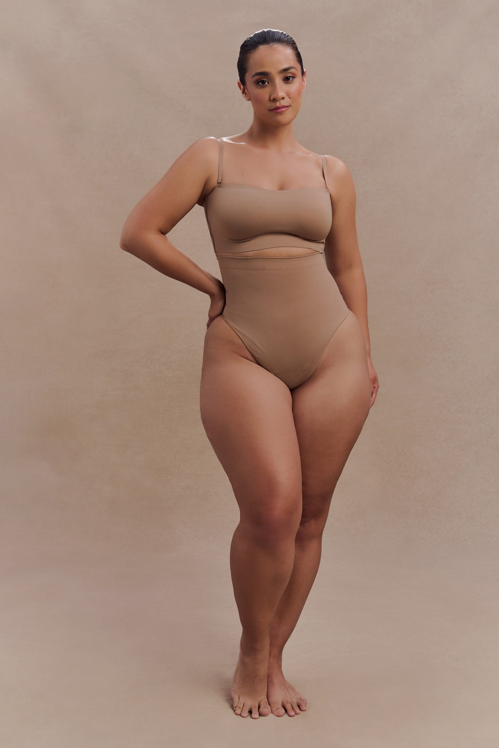 Joanna Strapless Shapewear Bra - Latte - Image 5