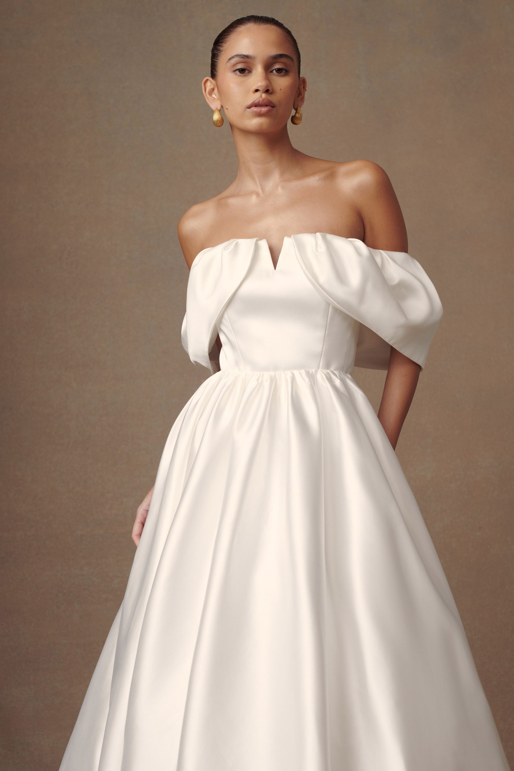 Kelsey Satin Maxi Skirt - White - Image 11
