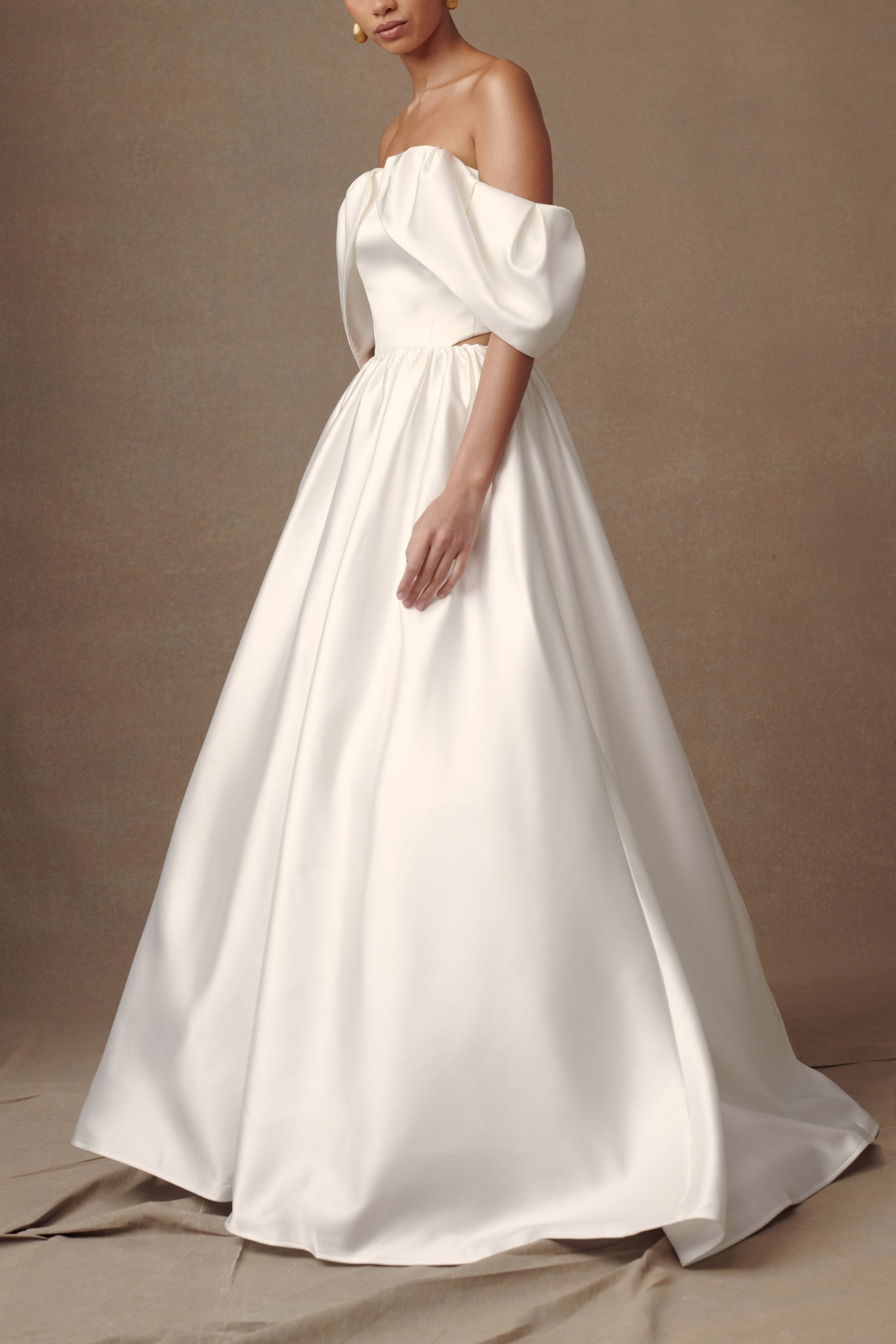 Kelsey Satin Maxi Skirt - White - Image 9
