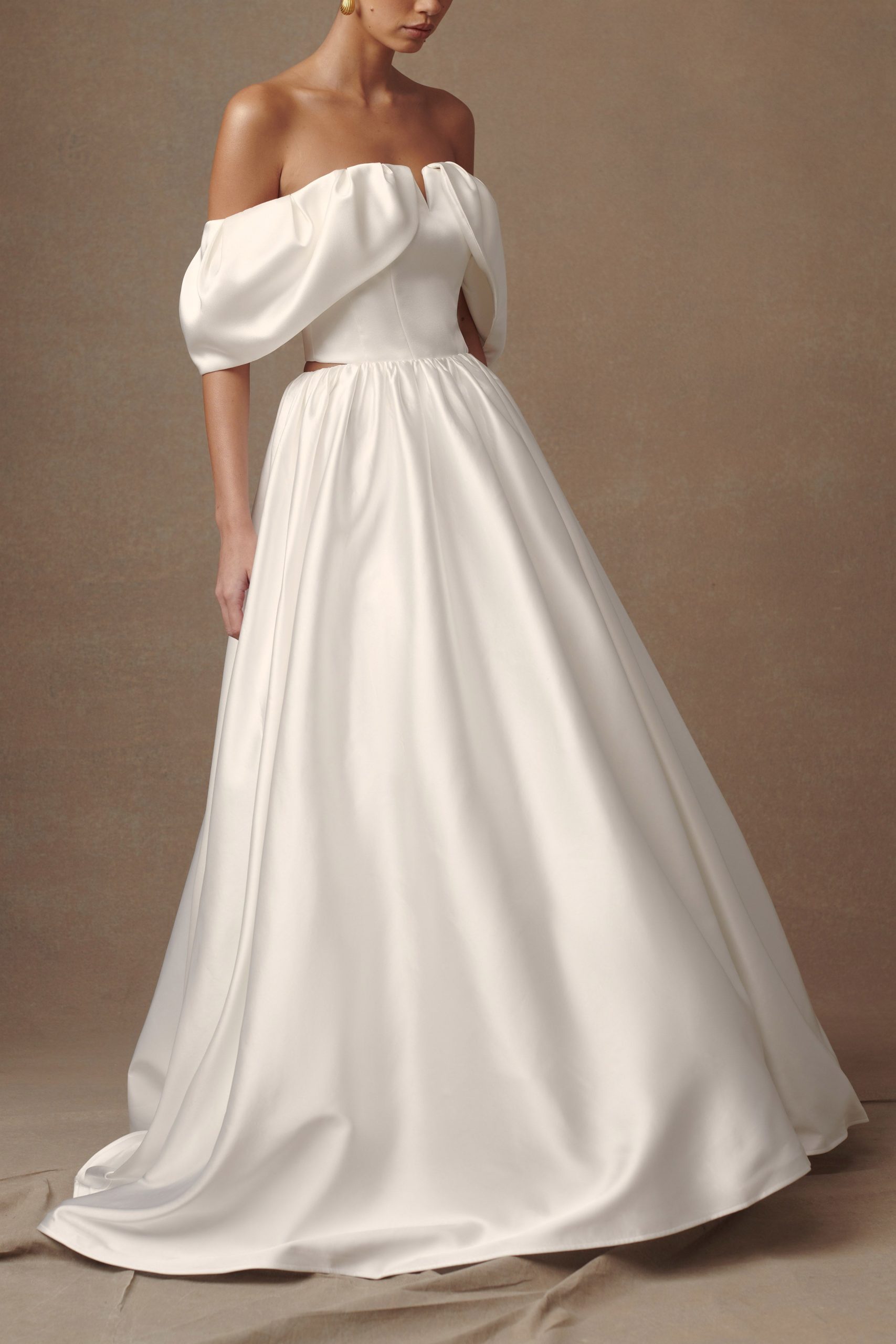 Kelsey Satin Maxi Skirt - White - Image 8