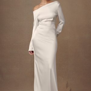 Avery Long Sleeve Maxi Dress - Ivory