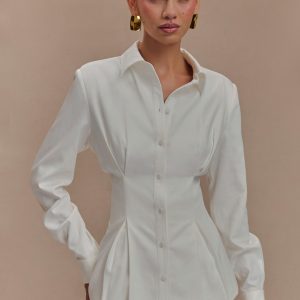 Rhia Oversized Shirt - White
