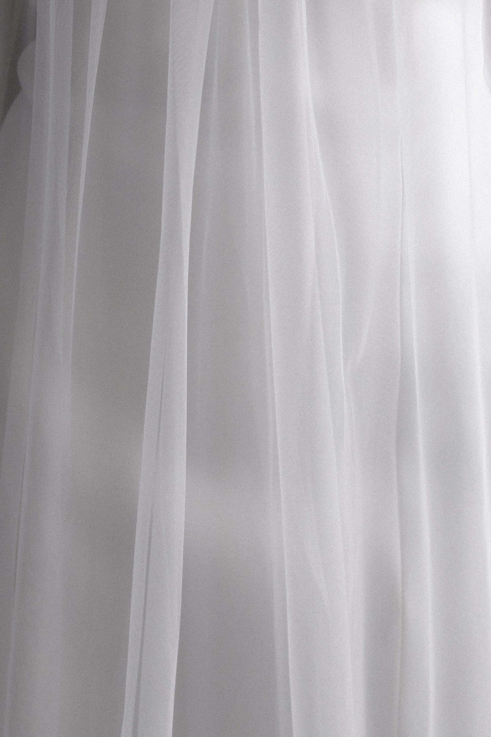 Bettany Chiffon Strapless Maxi Dress - White - Image 7