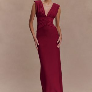 Monique Maxi Dress - Plum