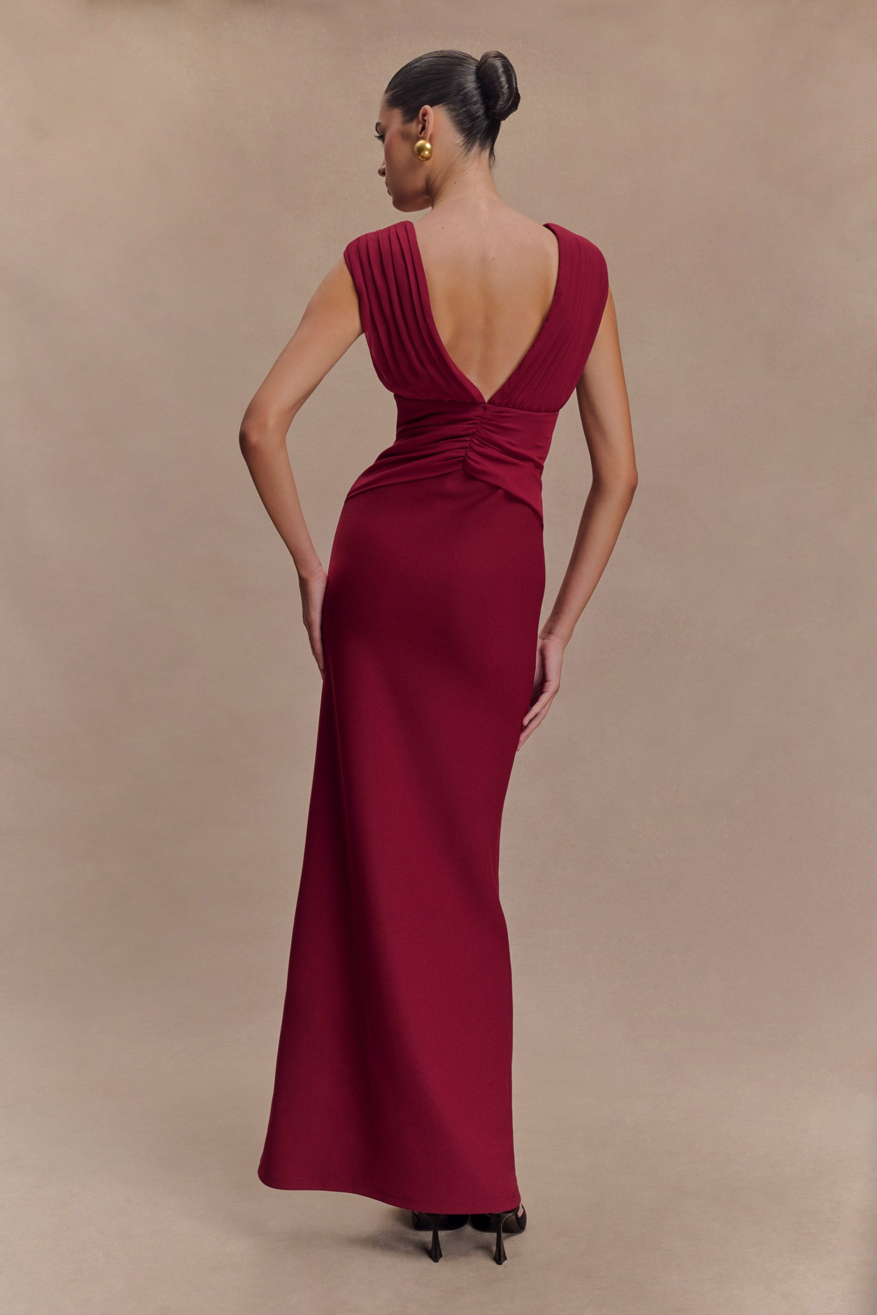 Monique Maxi Dress - Plum - Image 2