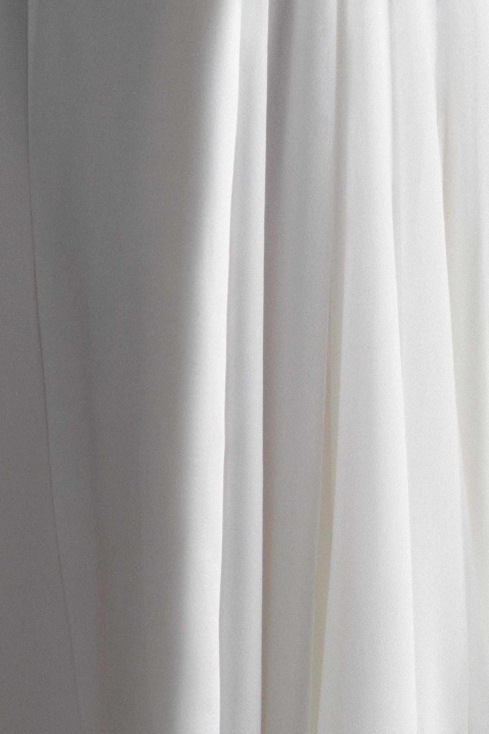 Rosella Satin Strapless Maxi Dress - White - Image 7