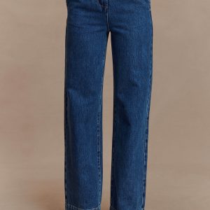 Rayne Wide Leg Denim Jeans - 90'S Blue