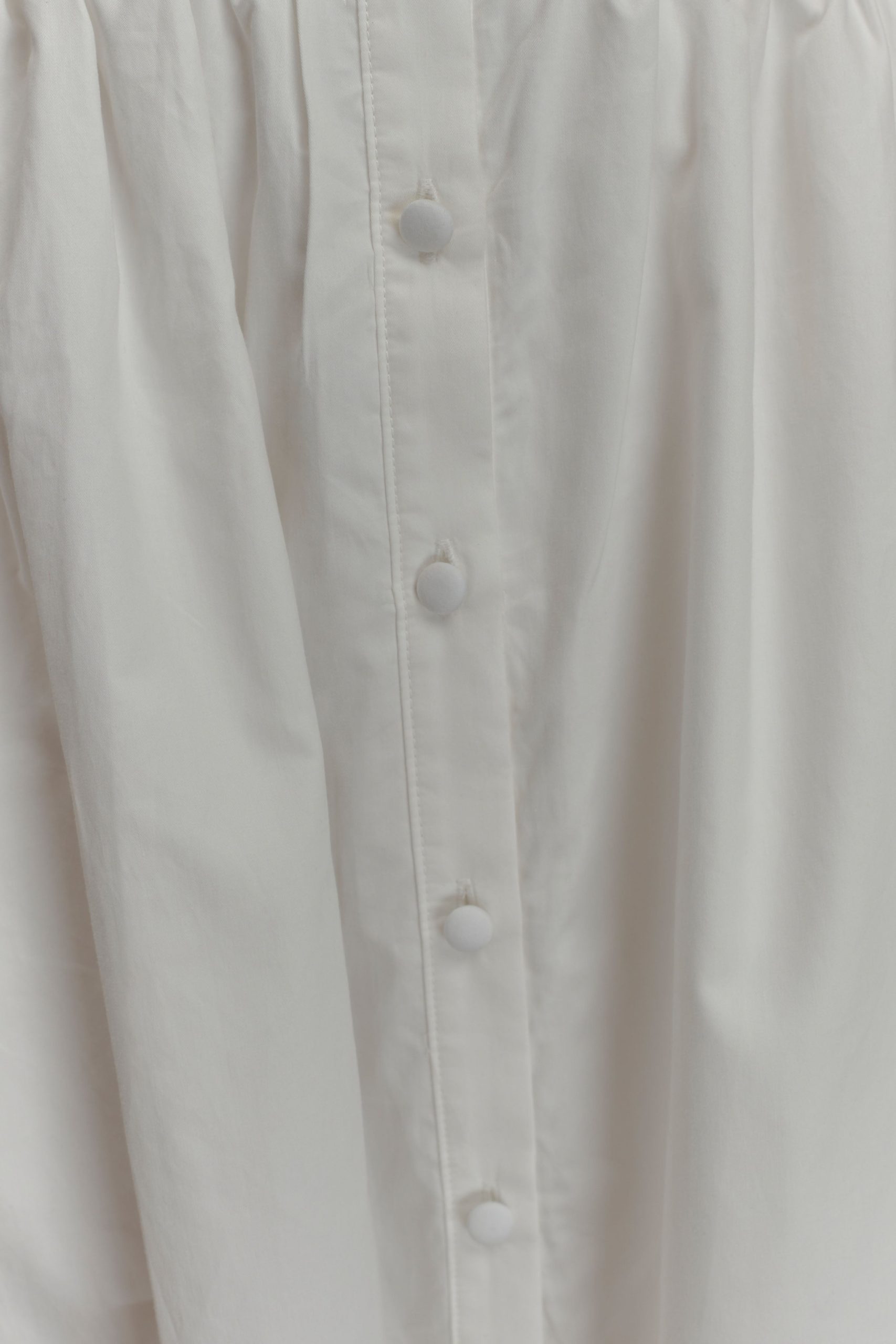 Cindy Collared Midi Dress - White - Image 8