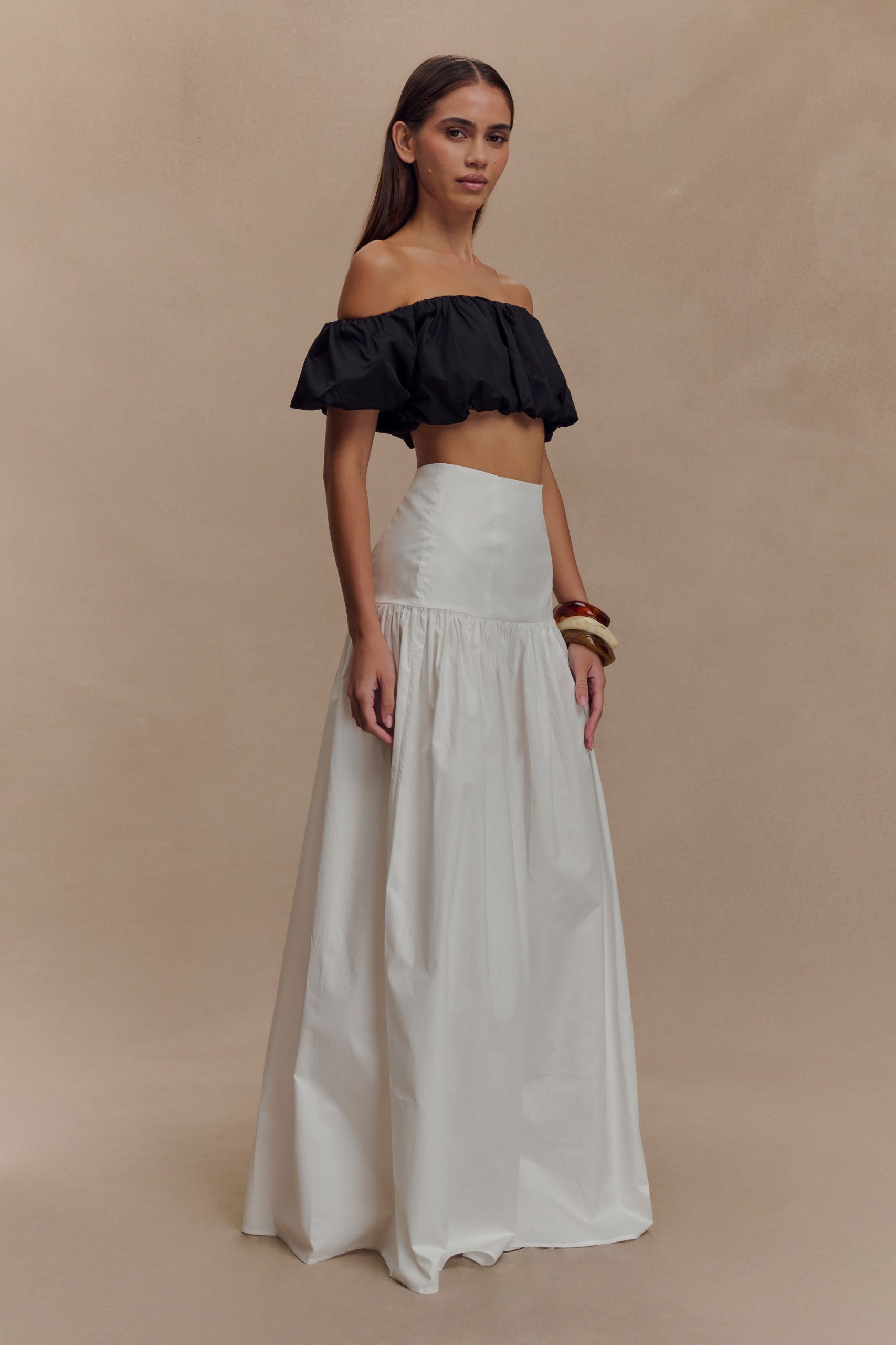 Autumn Maxi Skirt - White - Image 4