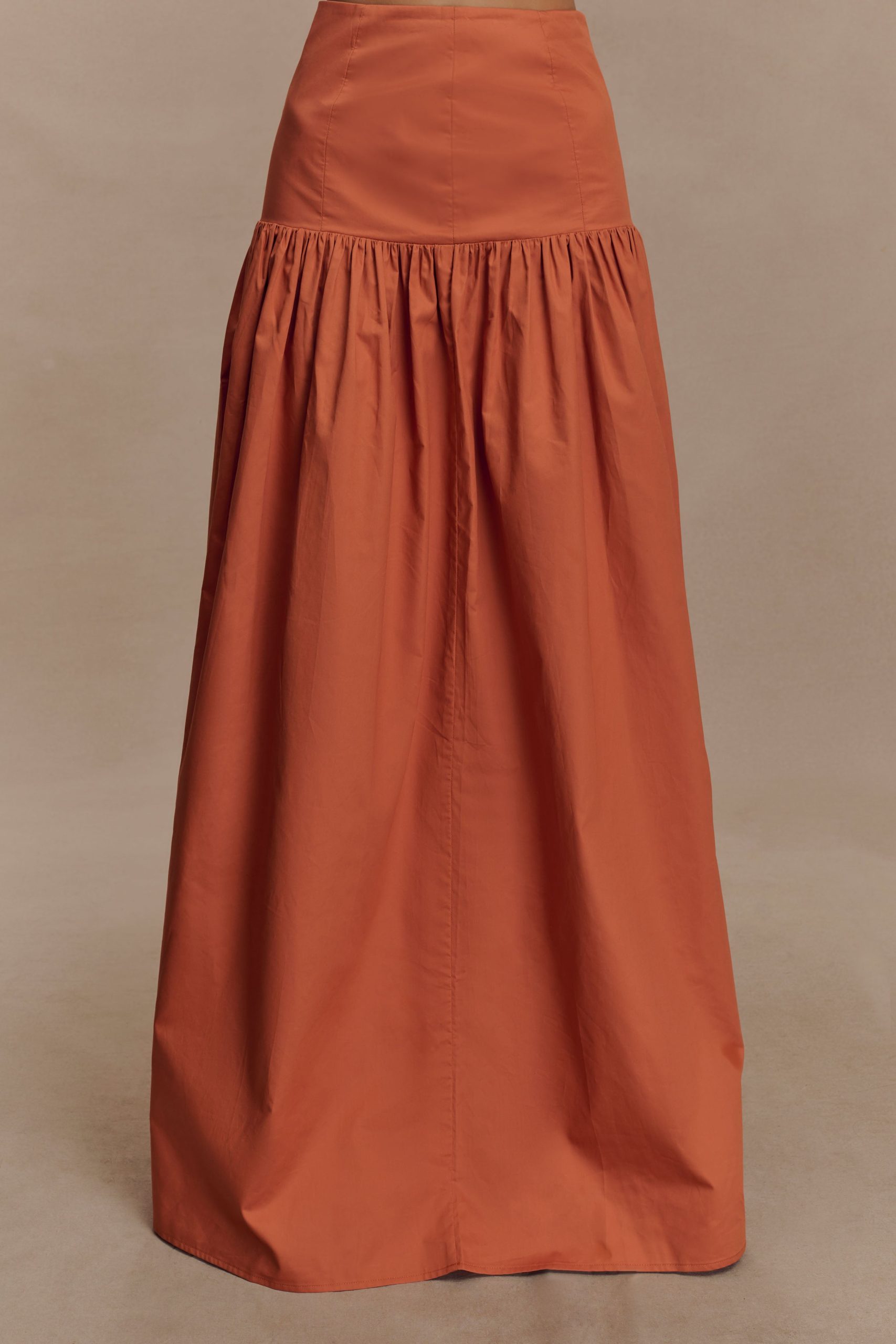 Autumn Maxi Skirt - Burnt Orange - Image 4