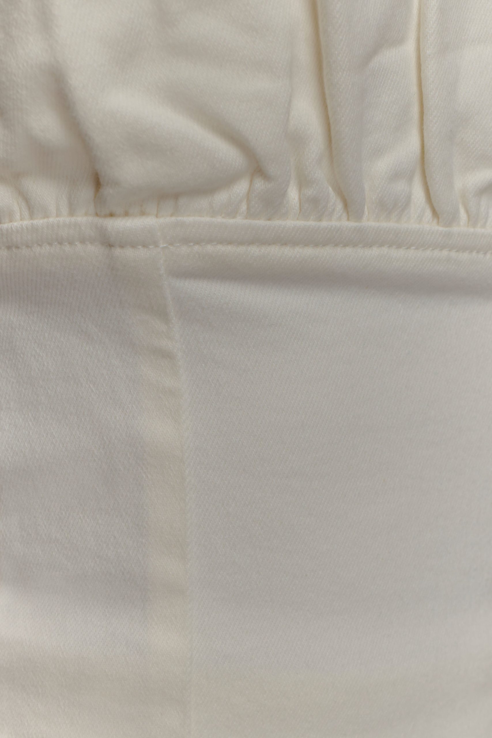 Cecilia Denim Frill Corset - White - Image 7