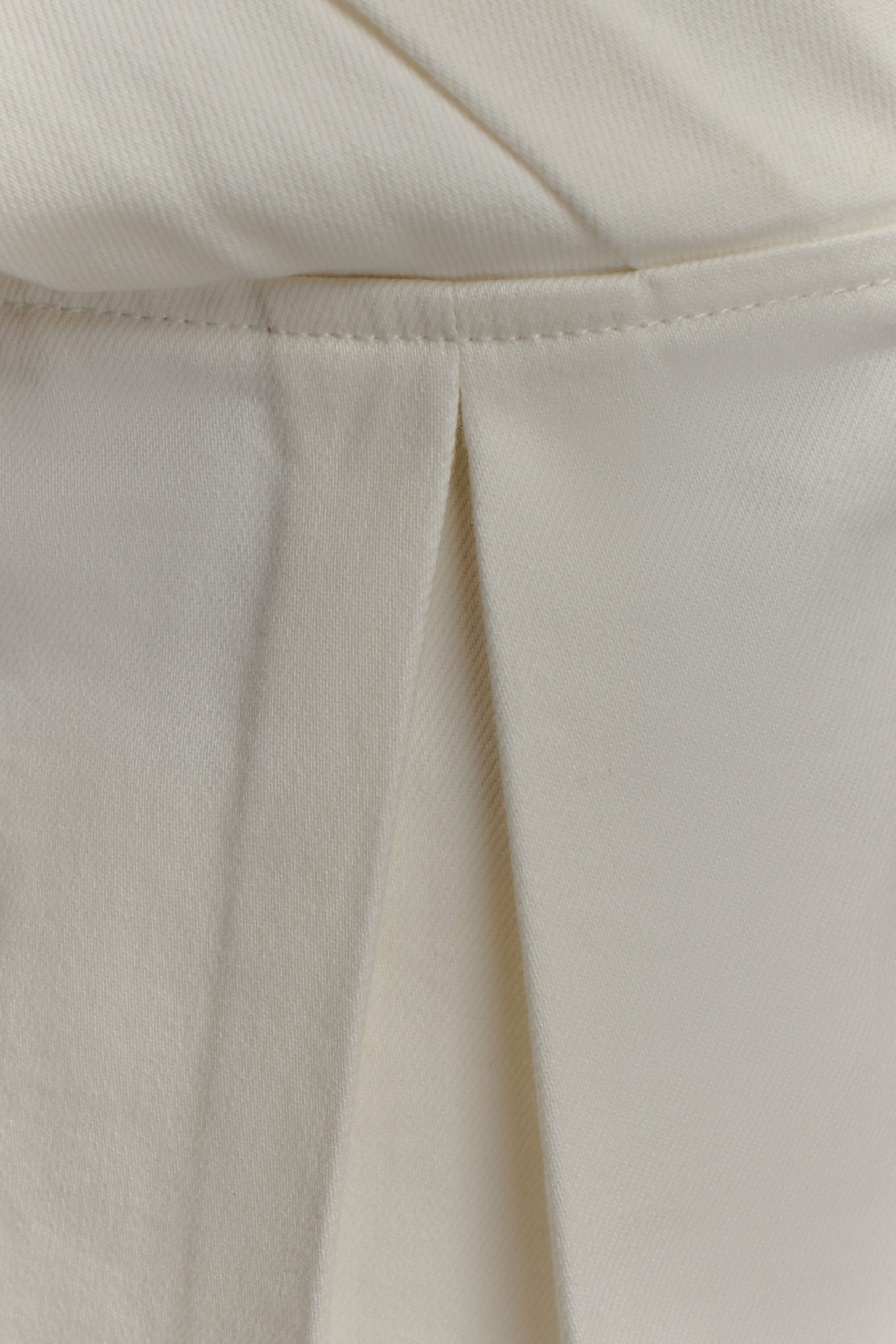 Rayne Off Shoulder Denim Top - White - Image 7
