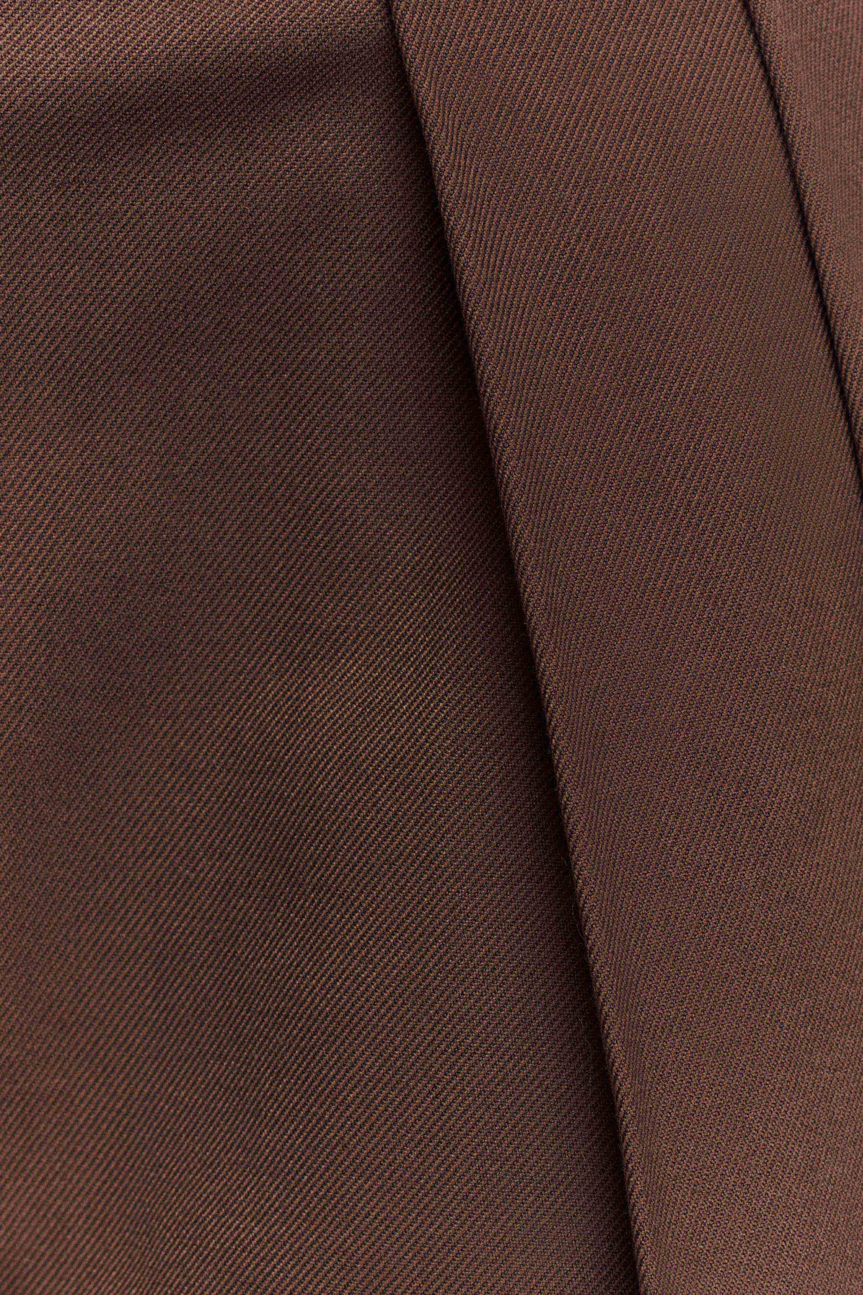 Penelope Pleated High Waisted Pants - Chocolate - Image 8