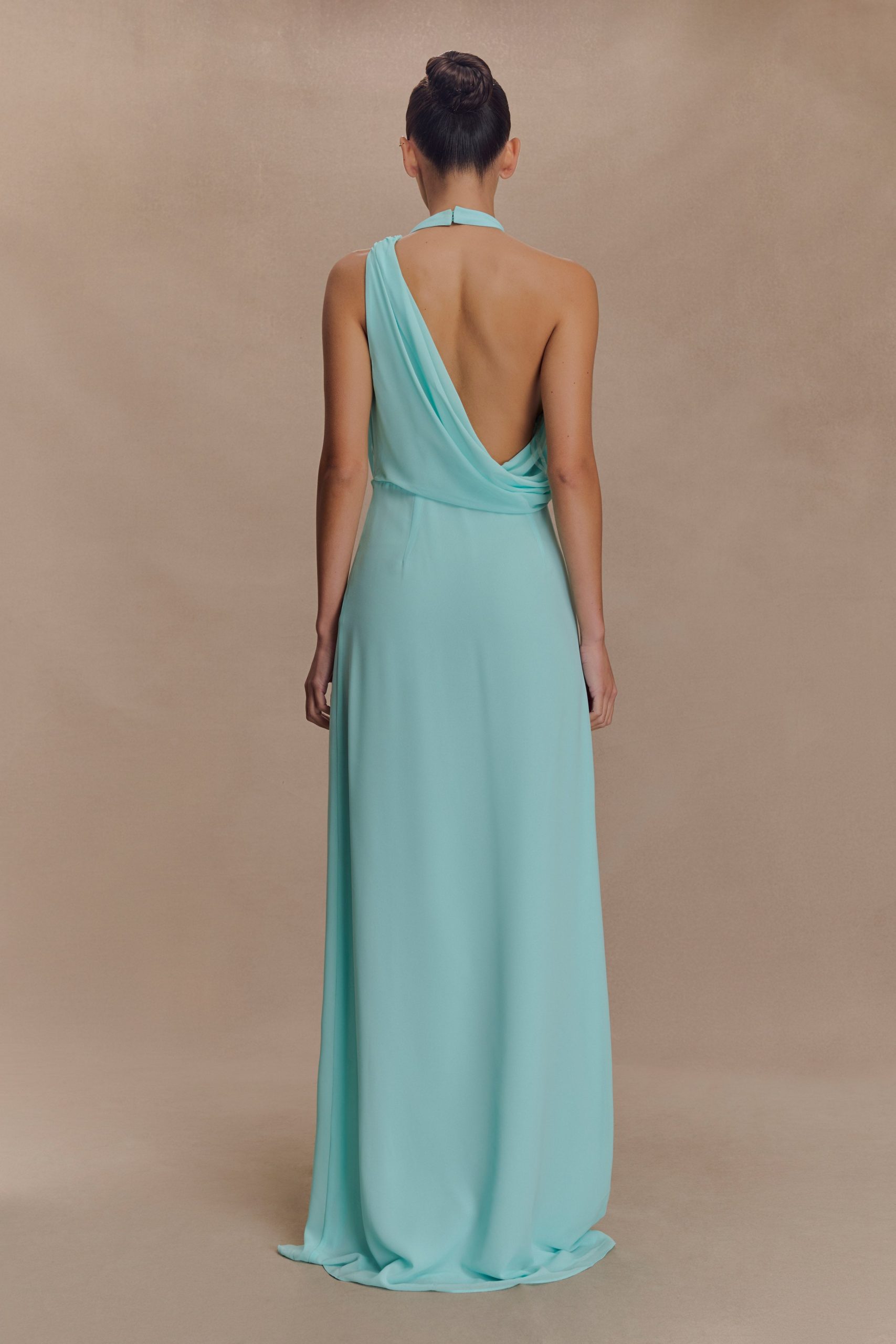 Galia Cowl Neck Maxi Dress - Lagoon - Image 2