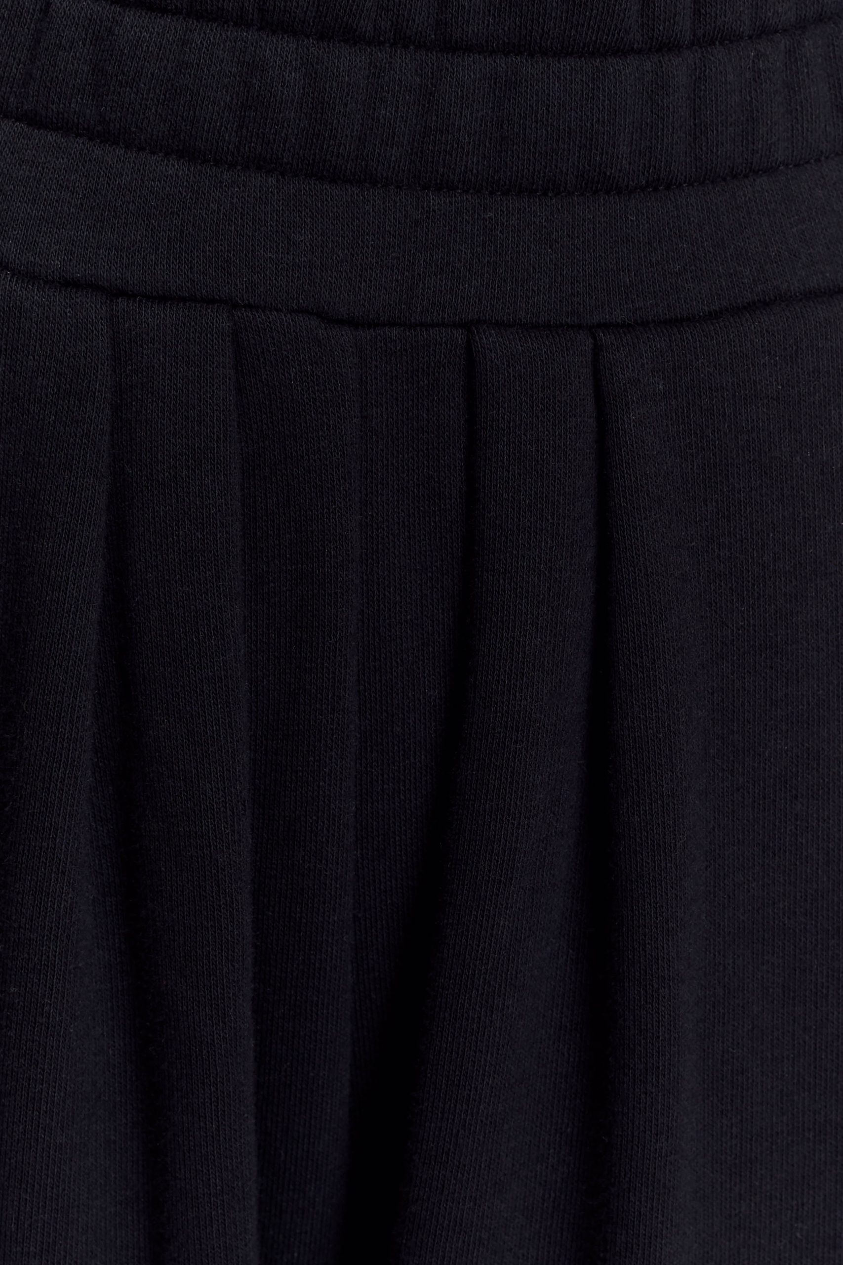 Aspen Gathered Wide Leg Jogger - Black - Image 5