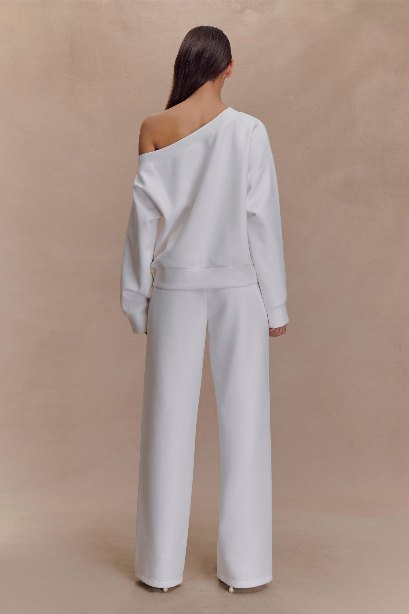 August Straight Leg Jogger - Ivory - Image 6