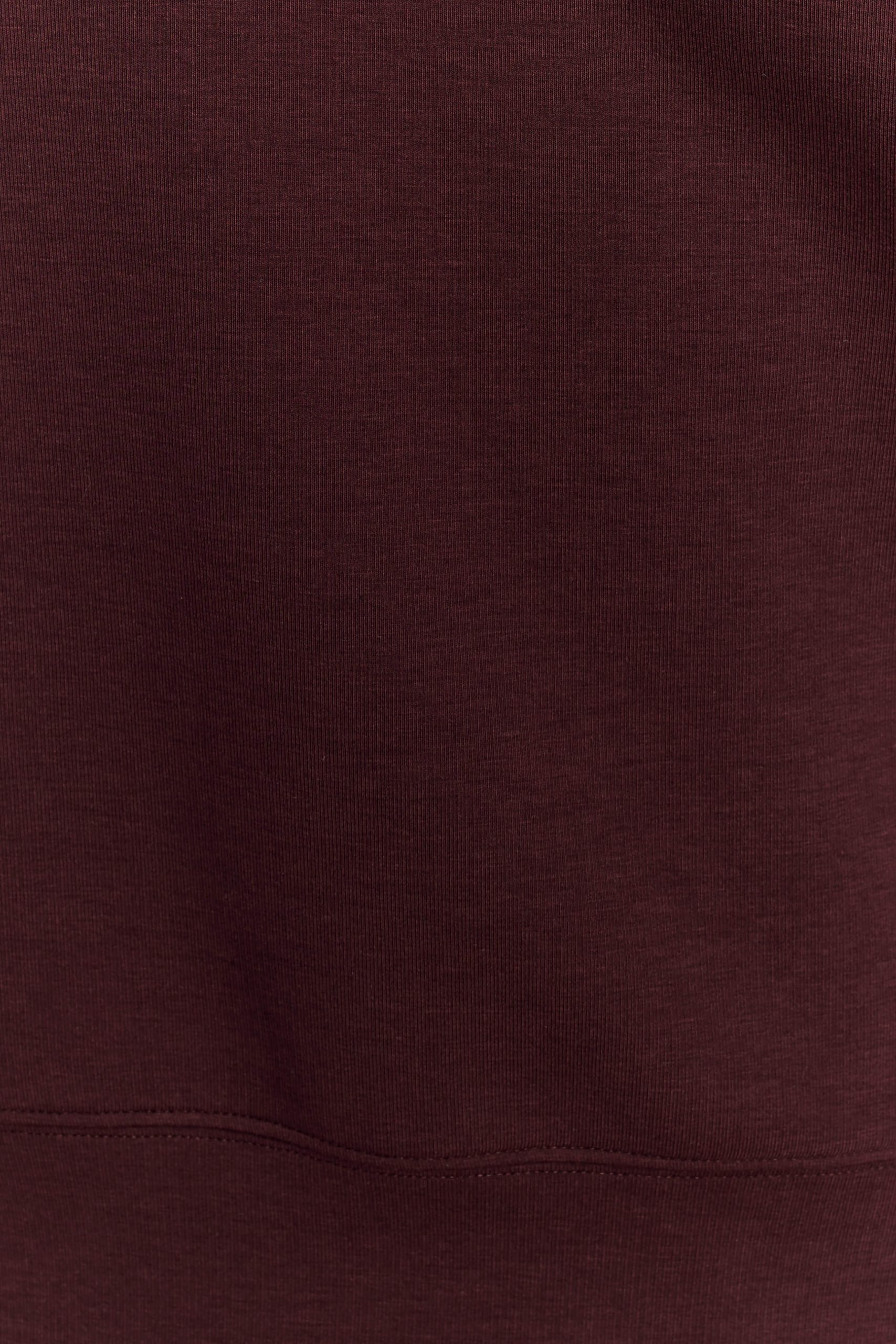 Aiden Slouchy Crew Jumper - Chocolate - Image 7