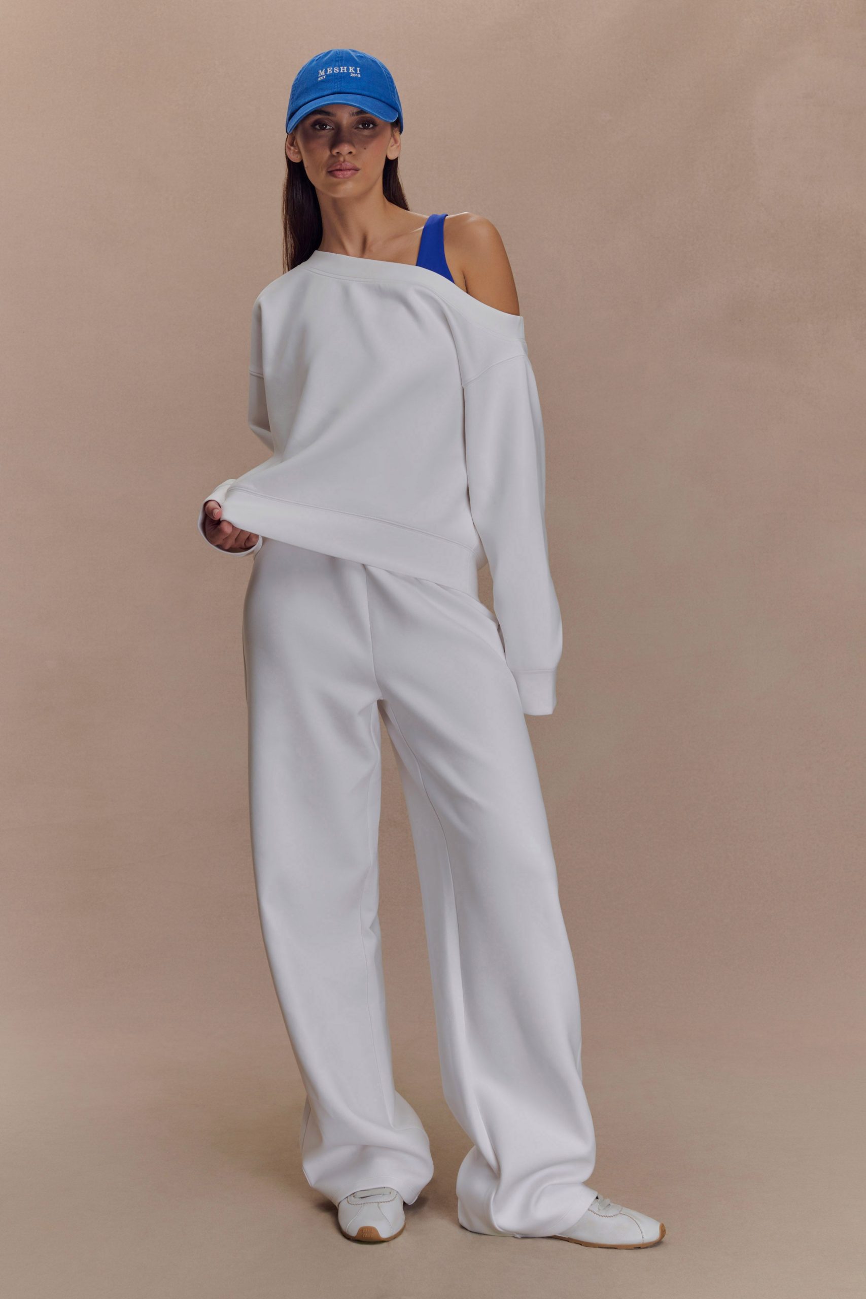 August Straight Leg Jogger - Ivory - Image 8