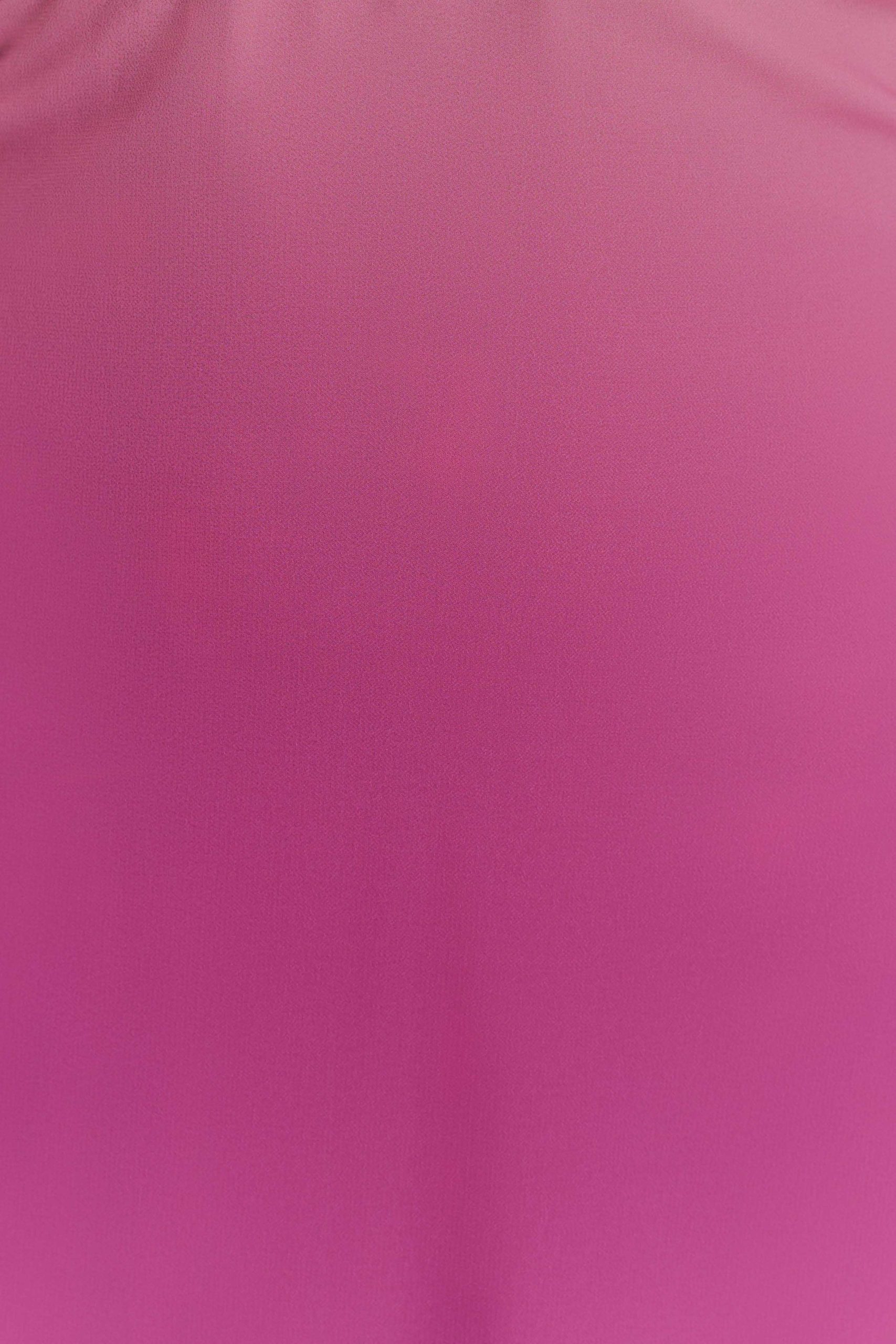 Malakhai Chiffon Halter Mini Dress - Ombre Pink - Image 7