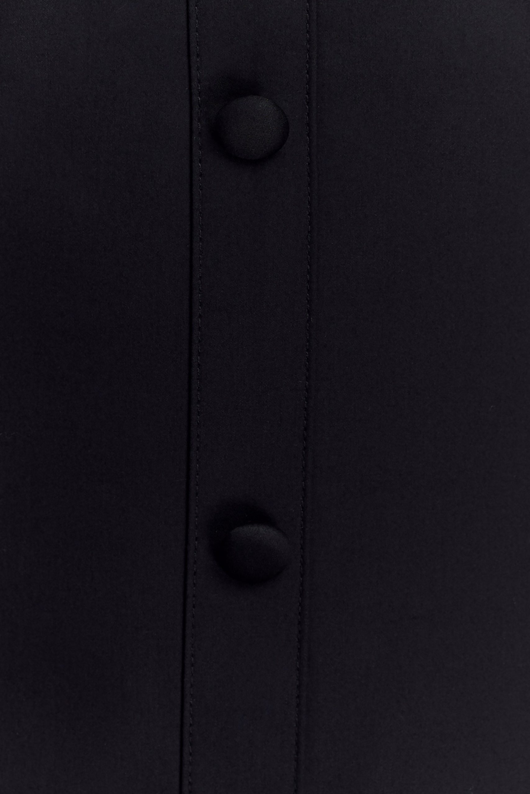 Simona Halter Neck Midi Dress - Black - Image 7
