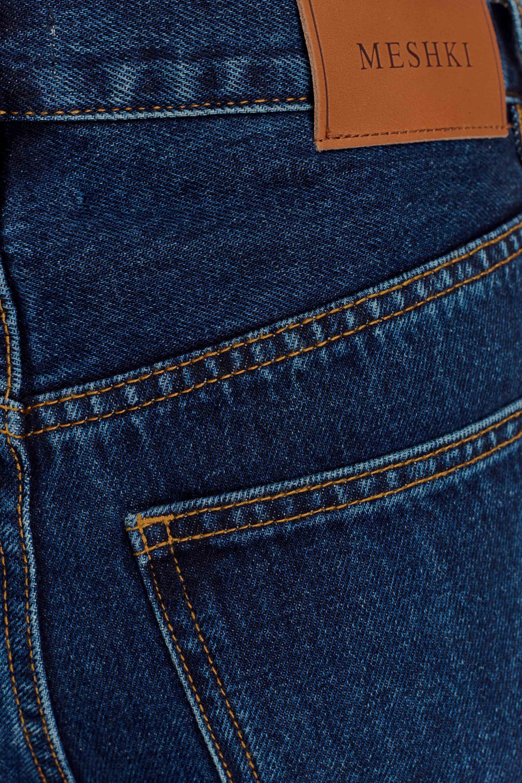 Laina Mid Rise Diamante Denim Jeans - Midnight Blue - Image 8
