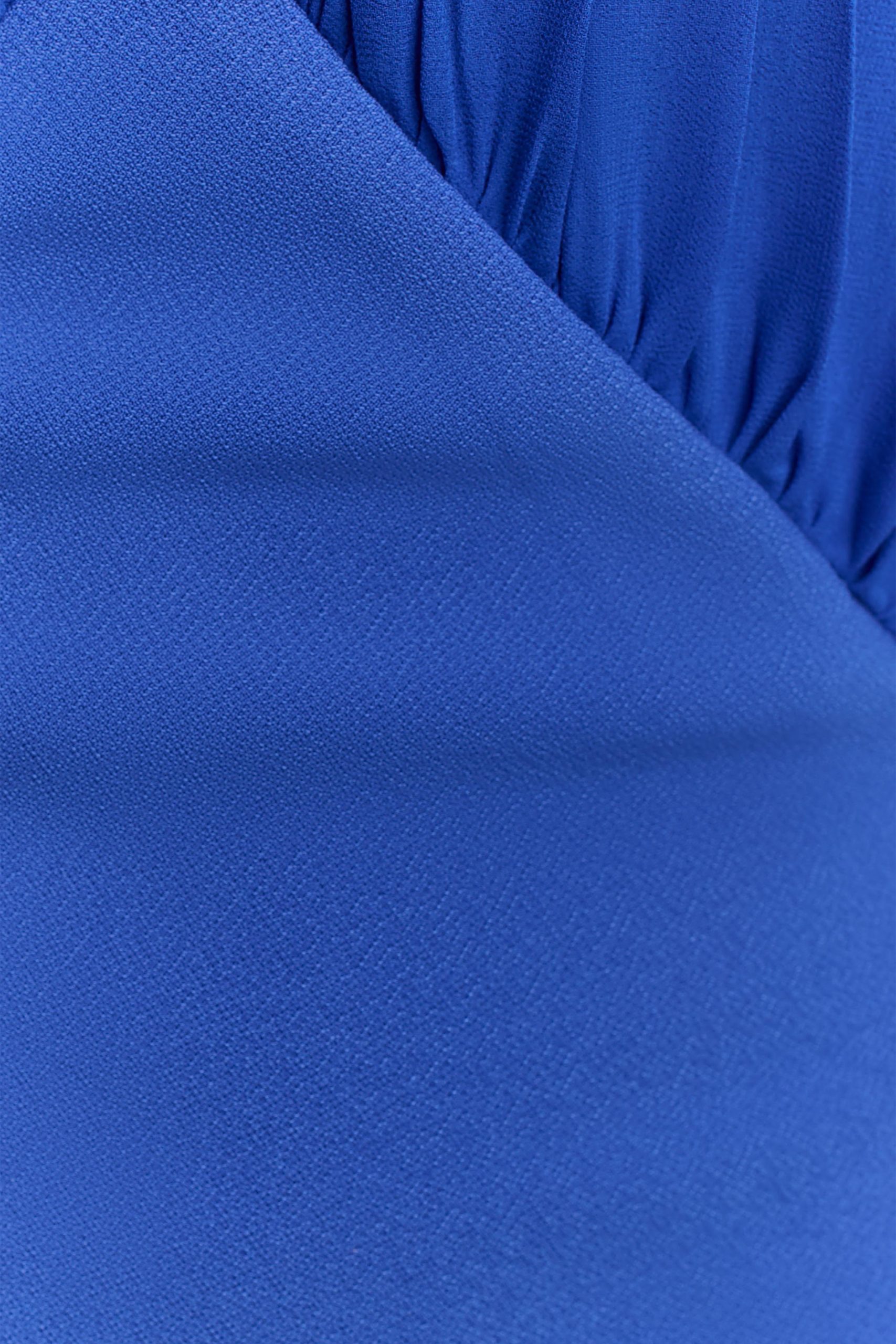 Mierah Halter Midi Dress - Cobalt Blue - Image 5