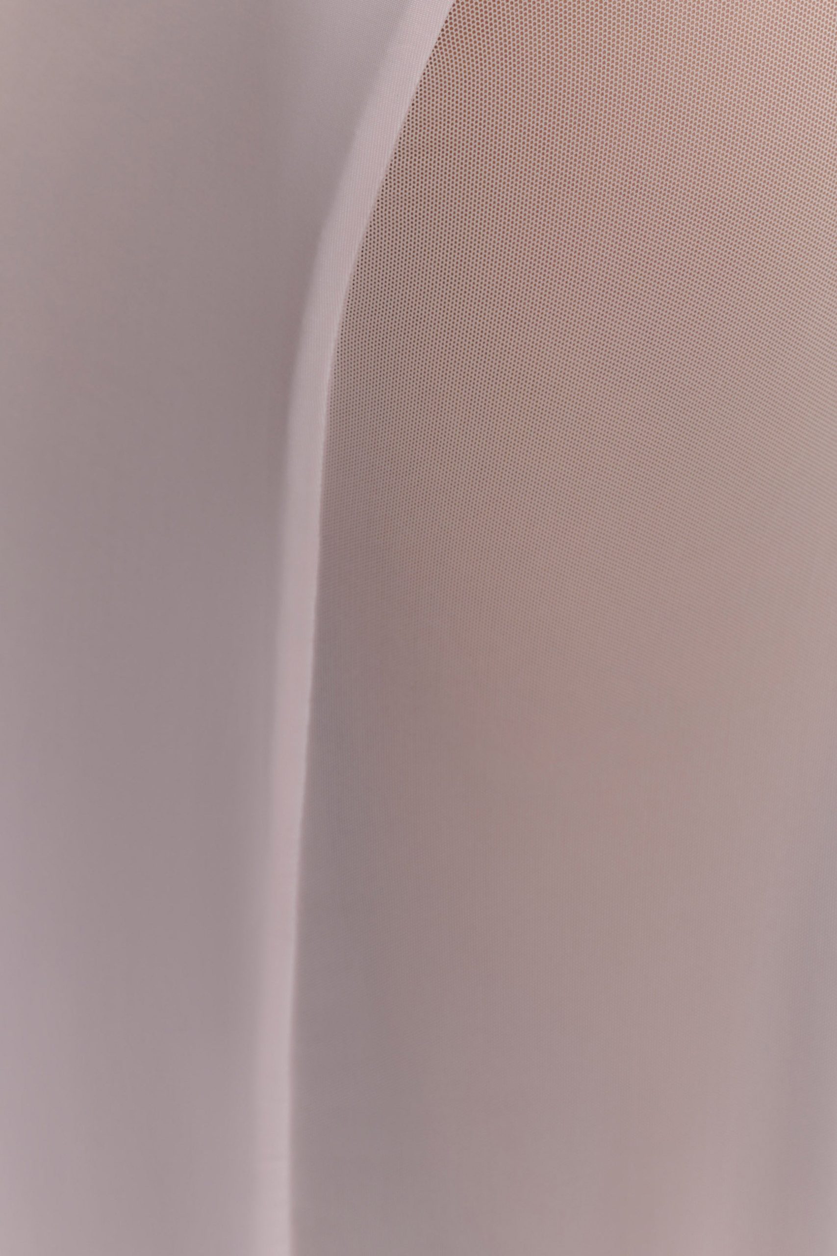 Wyatt Slinky And Mesh Maxi Dress - Pale Pink - Image 5