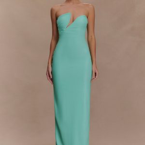 Winston Strapless Sequin Maxi Dress - Lagoon