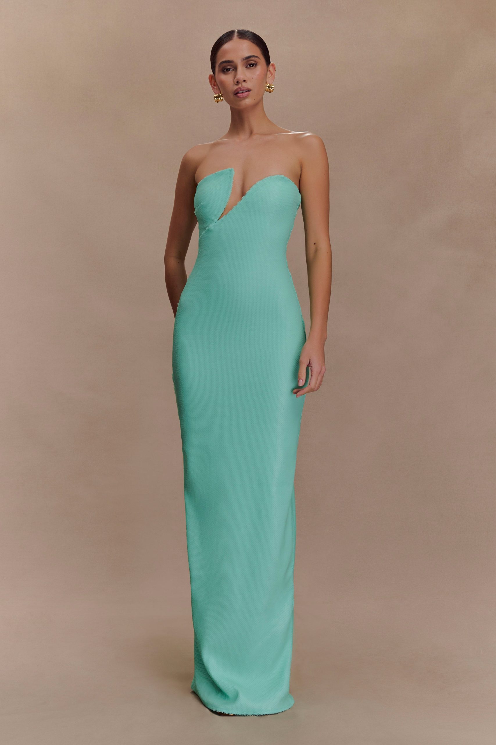 Winston Strapless Sequin Maxi Dress - Lagoon - Image 4