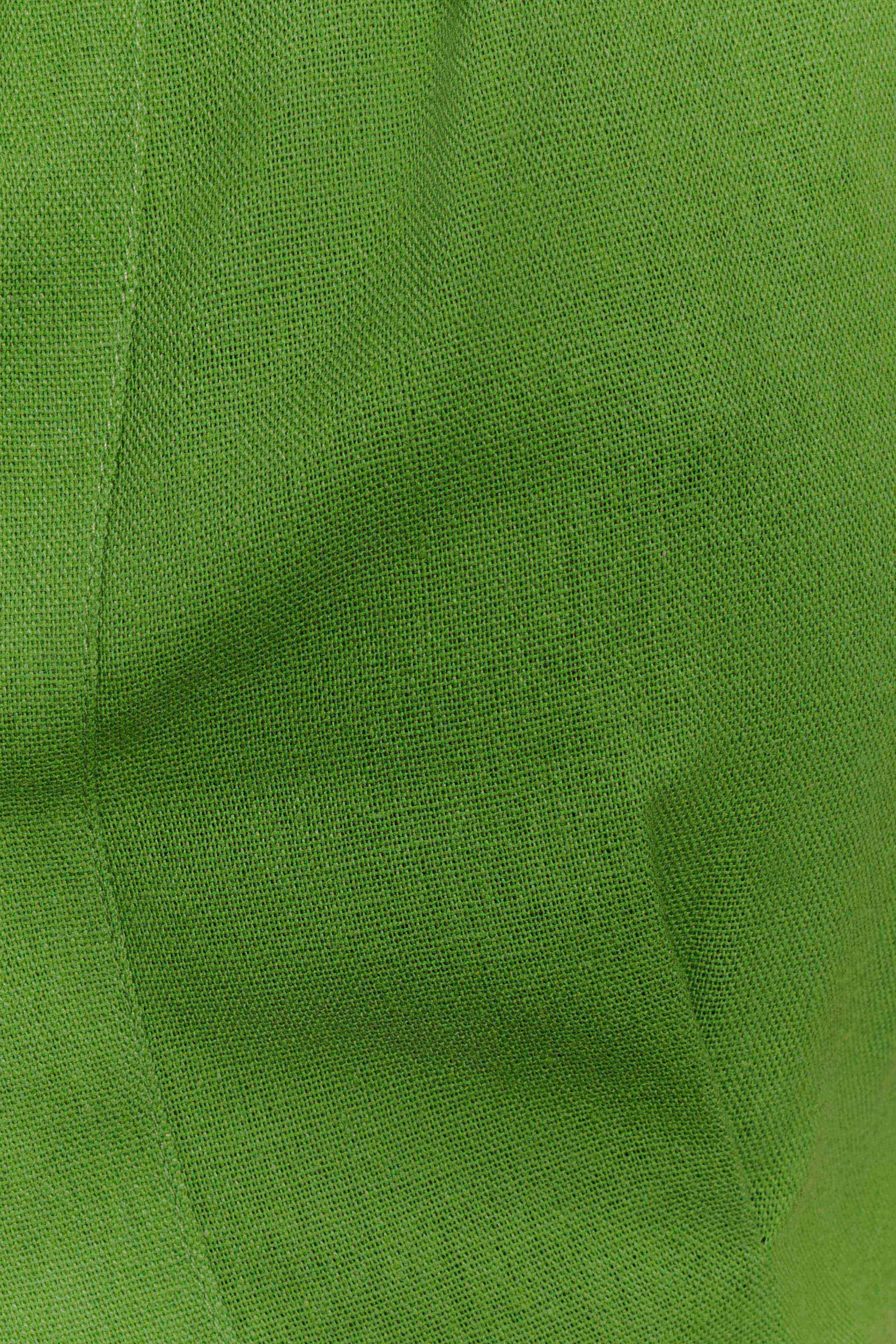 Scout Sleeveless Linen Shirt - Green - Image 7