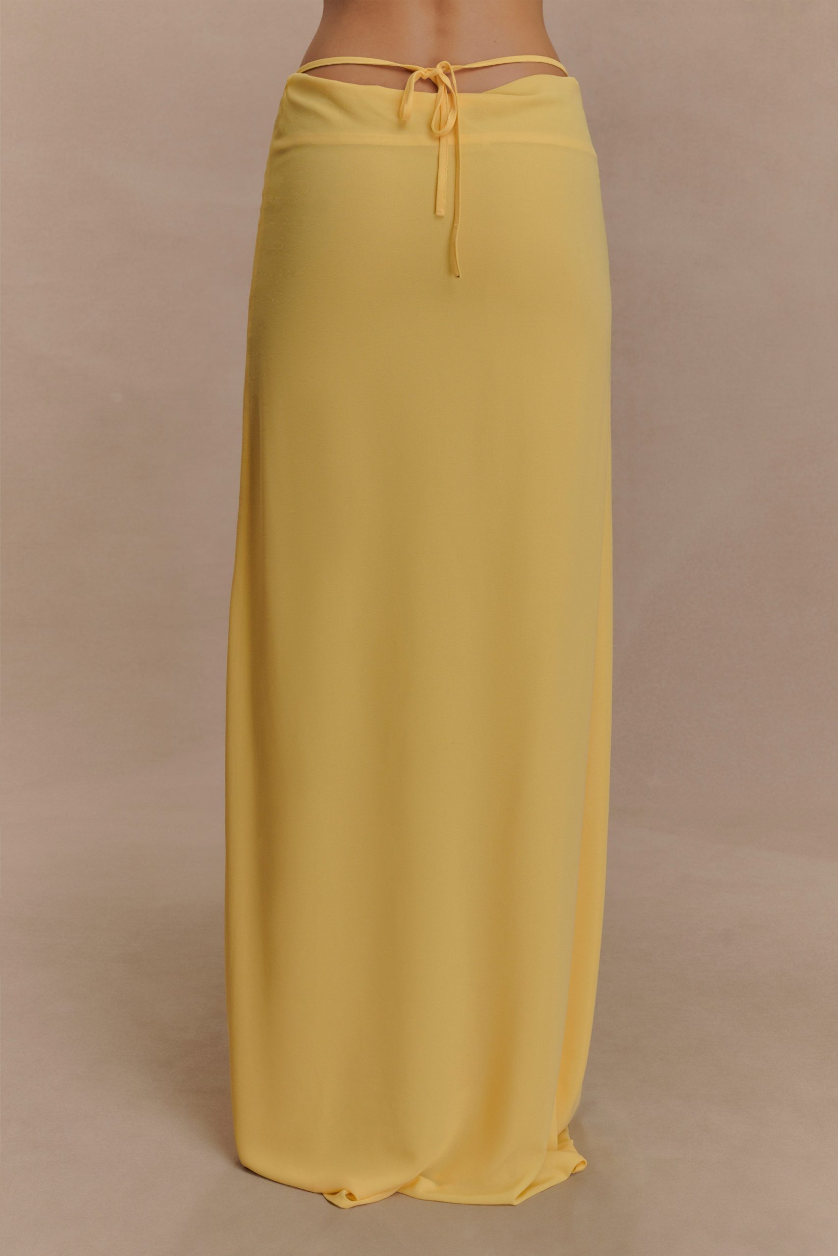 Katalina Chiffon Maxi Skirt - Butterscotch - Image 3