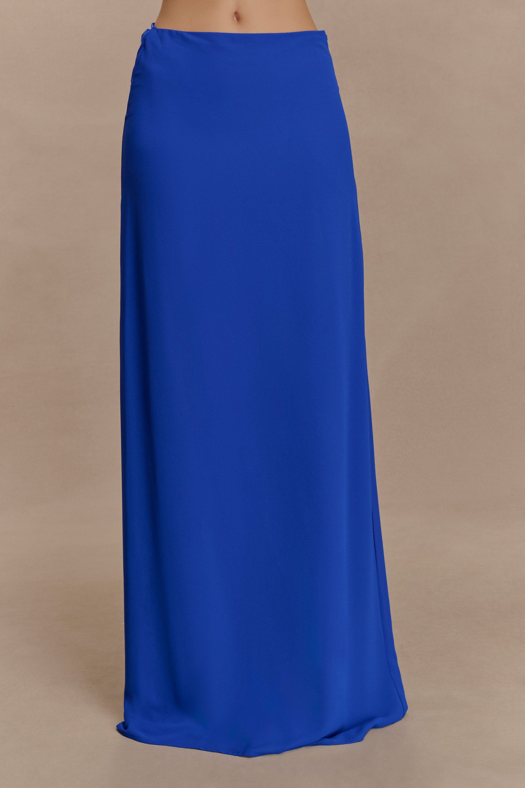 Katalina Chiffon Maxi Skirt - Cobalt Blue - Image 2