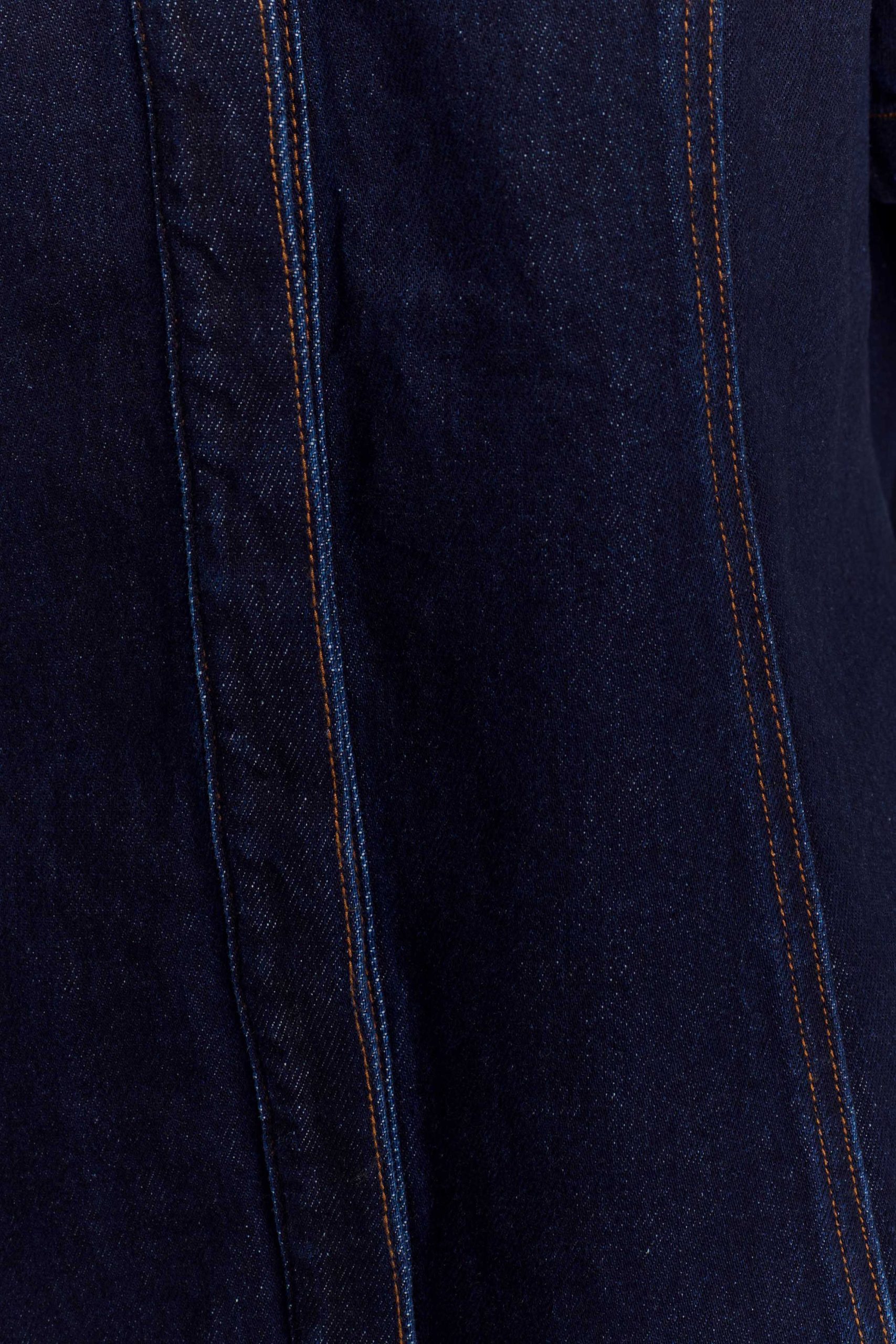Maya Oversized Denim Shirt - Indigo Blue - Image 5