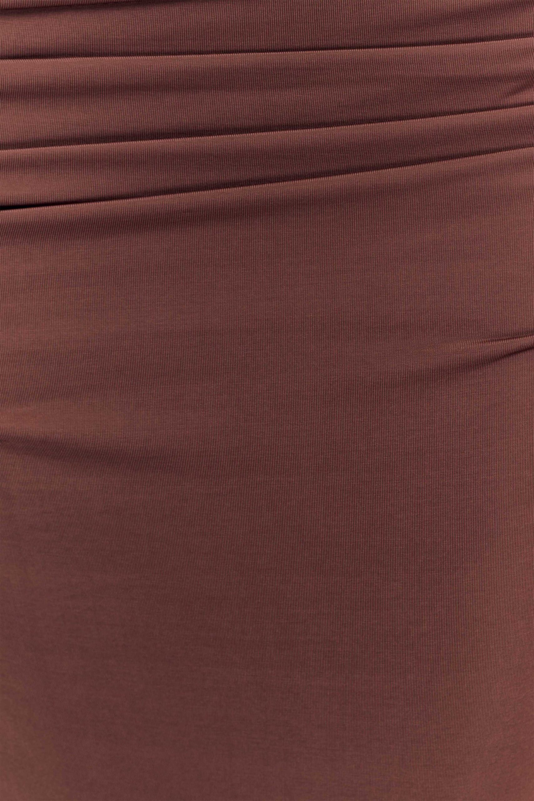 Oliver Slinky Maxi Dress - Chocolate - Image 4