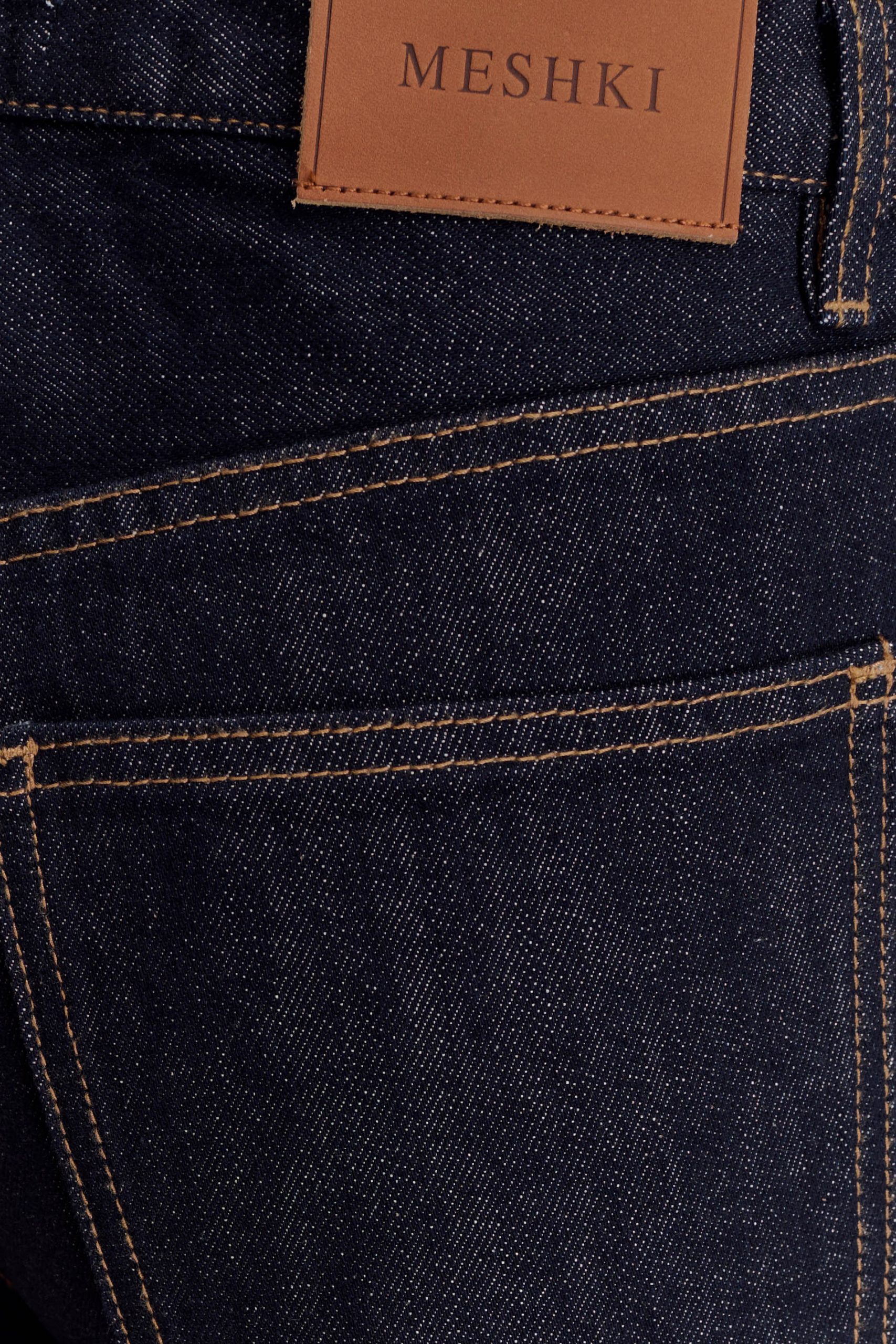 Mannon Mid Rise Denim Jeans - Washed Indigo Blue - Image 6