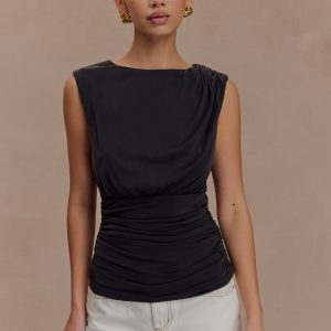 Anthony Short Sleeve Top - Black