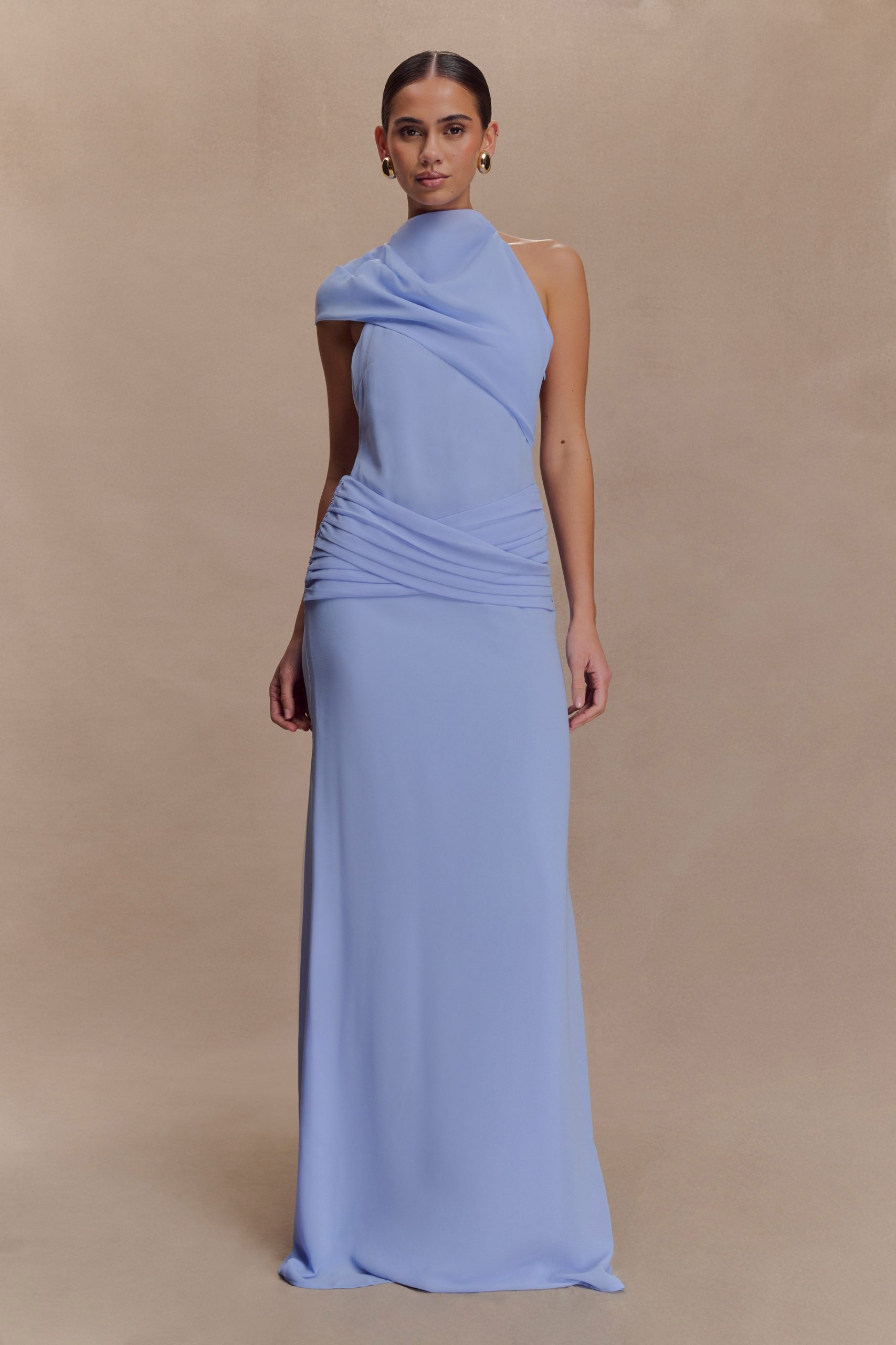 Analia Chiffon Maxi Dress - Lilac - Image 5