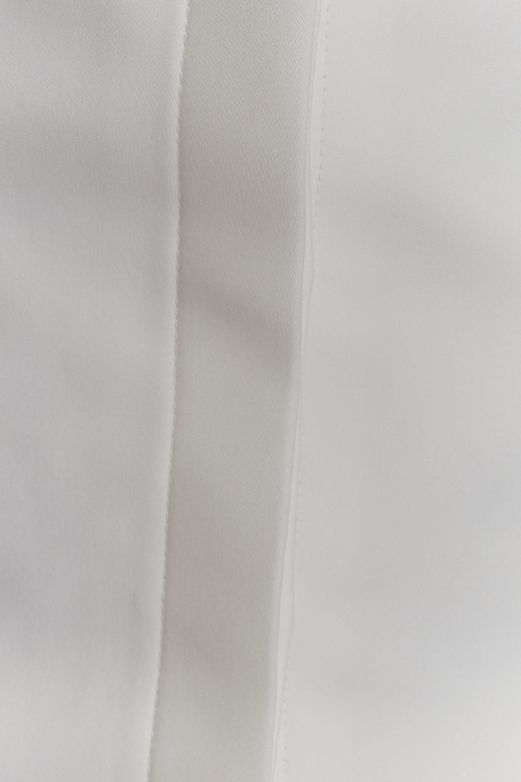 Carina Peplum Cotton Shirt Dress - White - Image 5