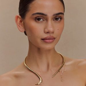 Azura Teardrop Necklace - Gold