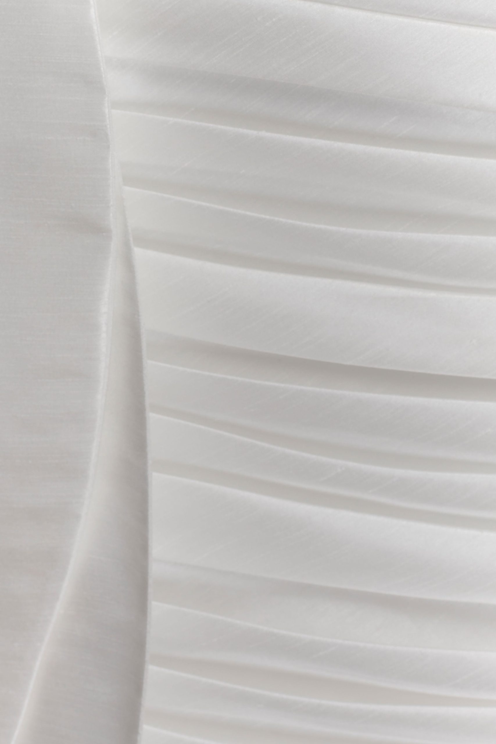 Claudine Taffeta Floral Mini Dress - White - Image 6