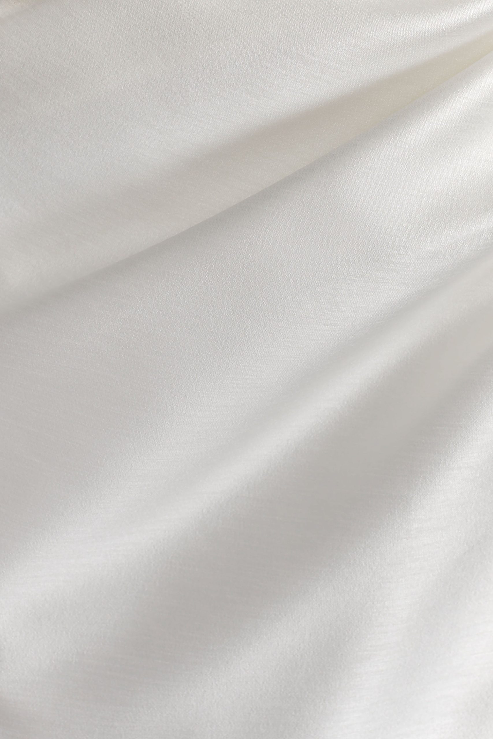 Francine One Shoulder Maxi Dress - Ivory - Image 7