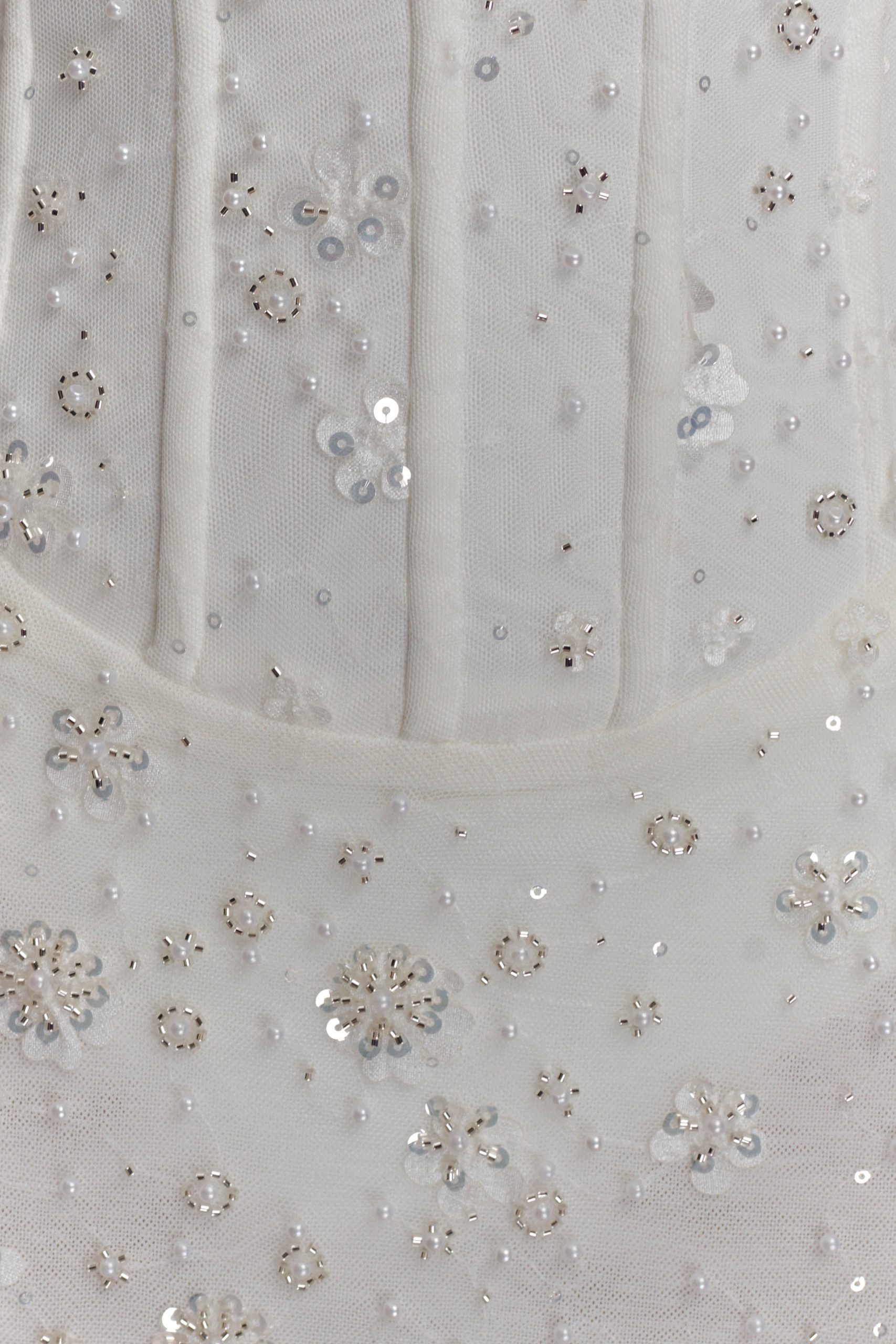 Gemma Strapless Embellished Maxi Dress - Ivory - Image 12