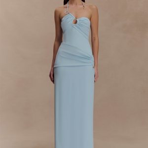 Lalia Teardrop Maxi Dress - Powder Blue