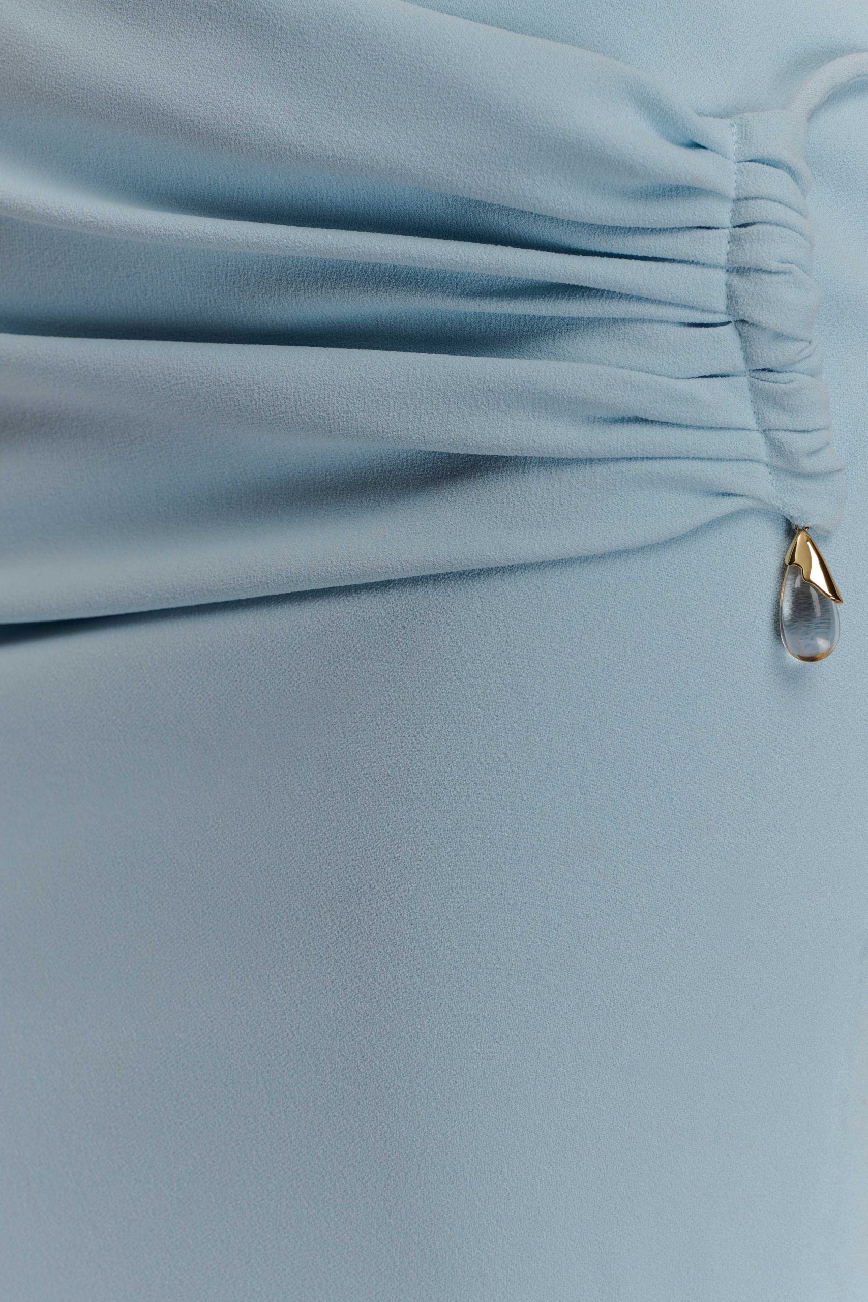 Lalia Teardrop Maxi Dress - Powder Blue - Image 11