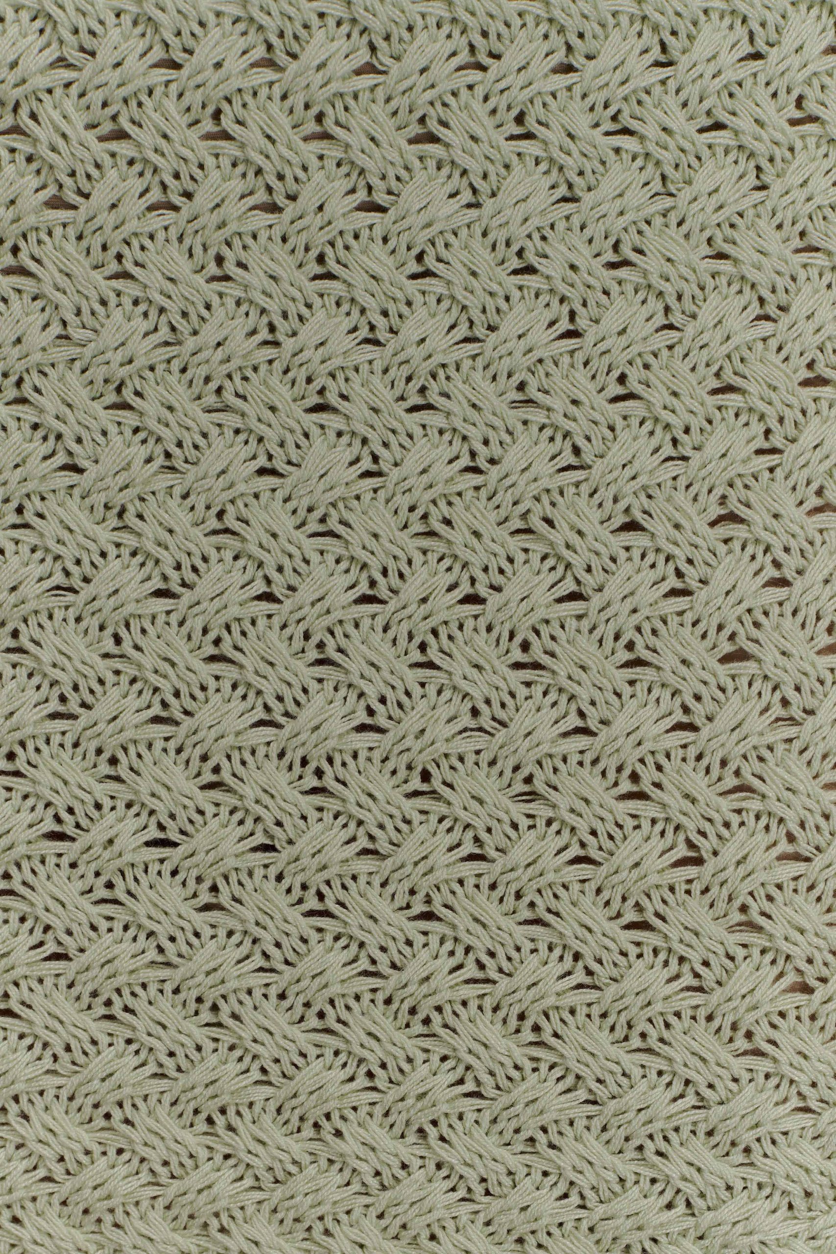 Terrymae Crochet Mini Skirt - Pastel Green - Image 7