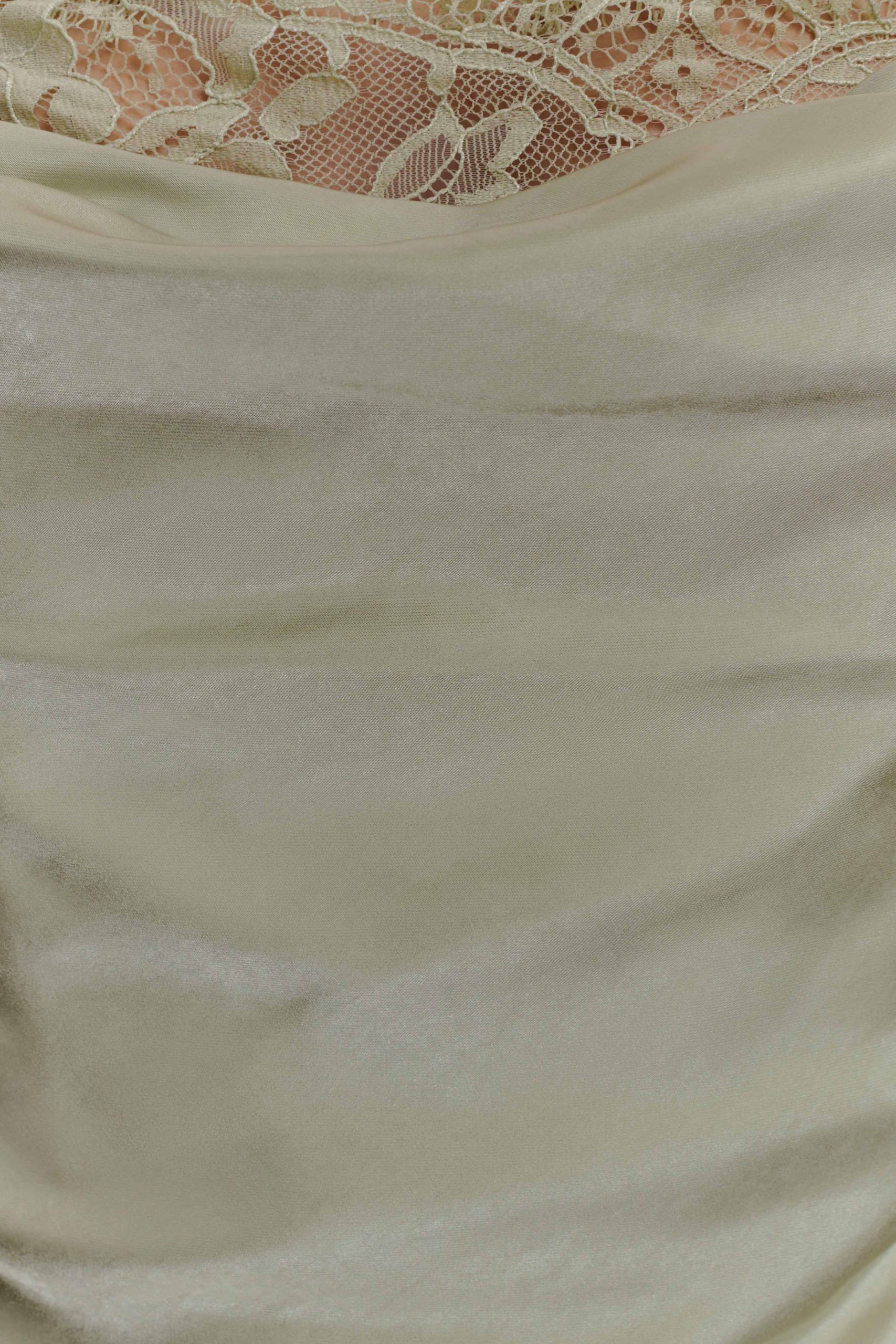 Isadora Lace & Satin Maxi Dress - Sage - Image 6